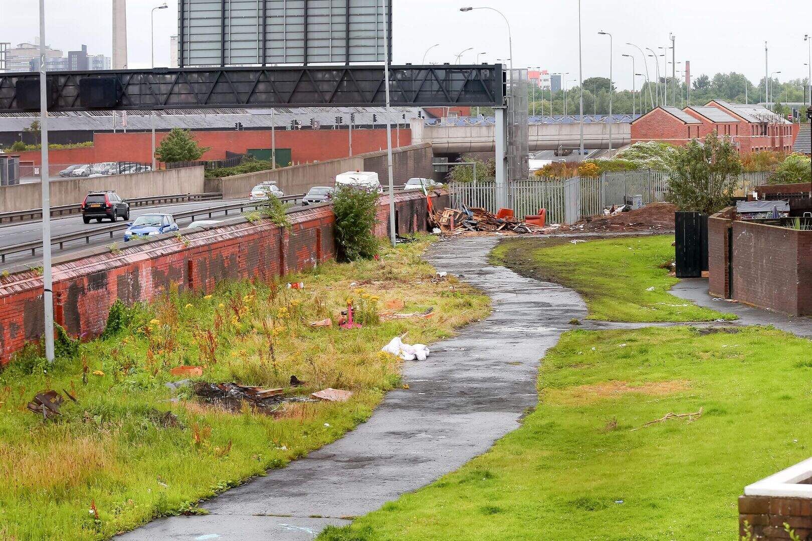 Police remove pallets gathered for republican bonfire in west Belfast ...