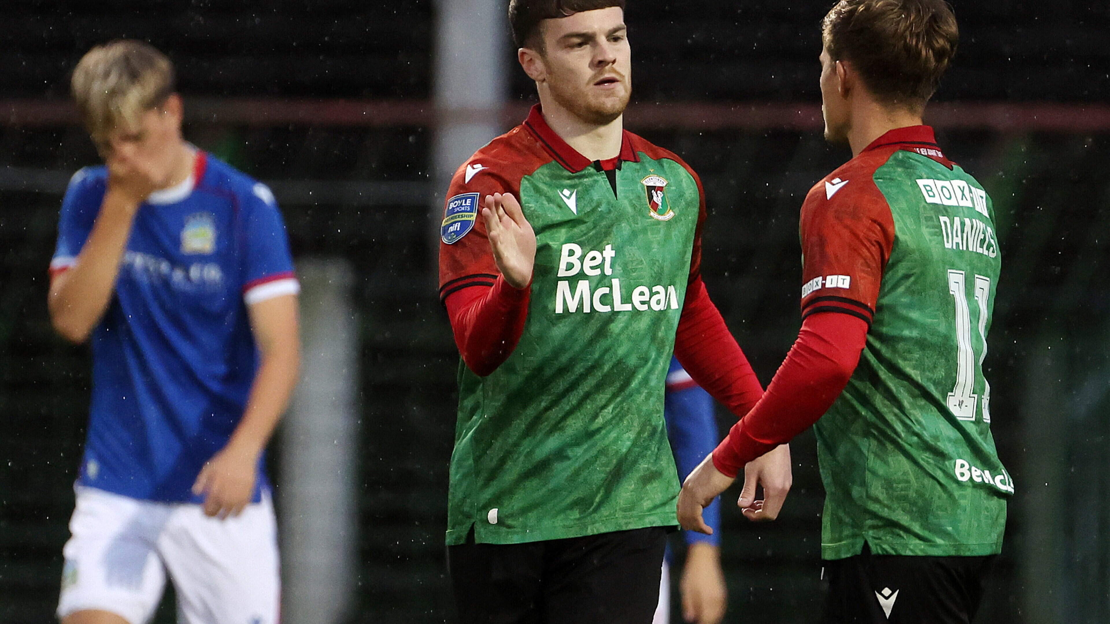 Jordan Jenkins climbs out of sick bed to fire Glentoran to Big Two victory: ‘I’m just glad to be back on the pitch’