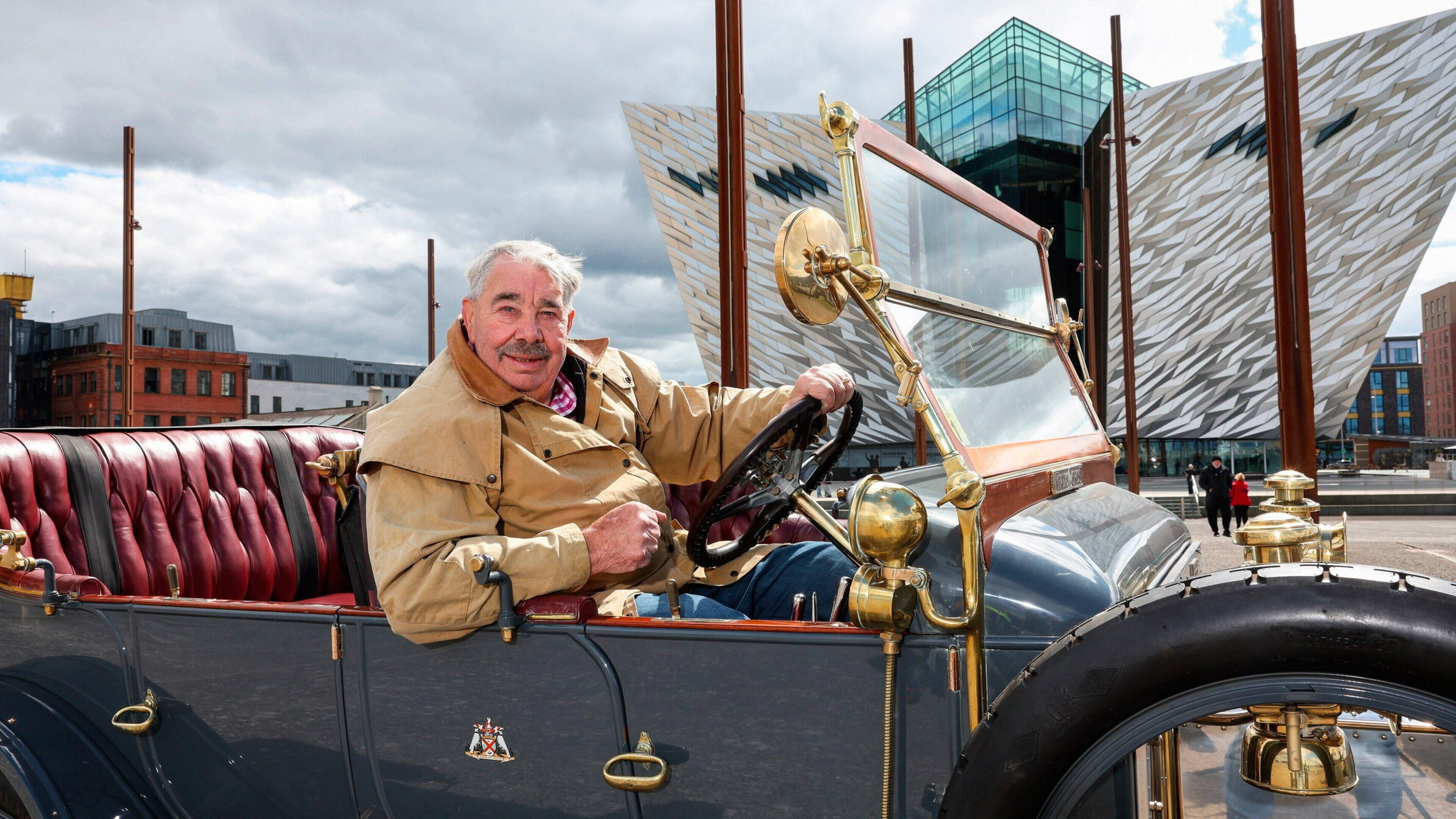 Rolls-Royce Silver Ghost once owned by Harland & Wolff chairman visits Titanic Belfast for first time