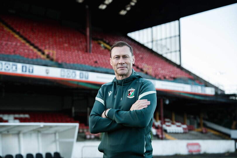 Duncan Ferguson at The BetMcLean Oval following his appointment as Glentoran’s First Team Manager on a multi-year contract.