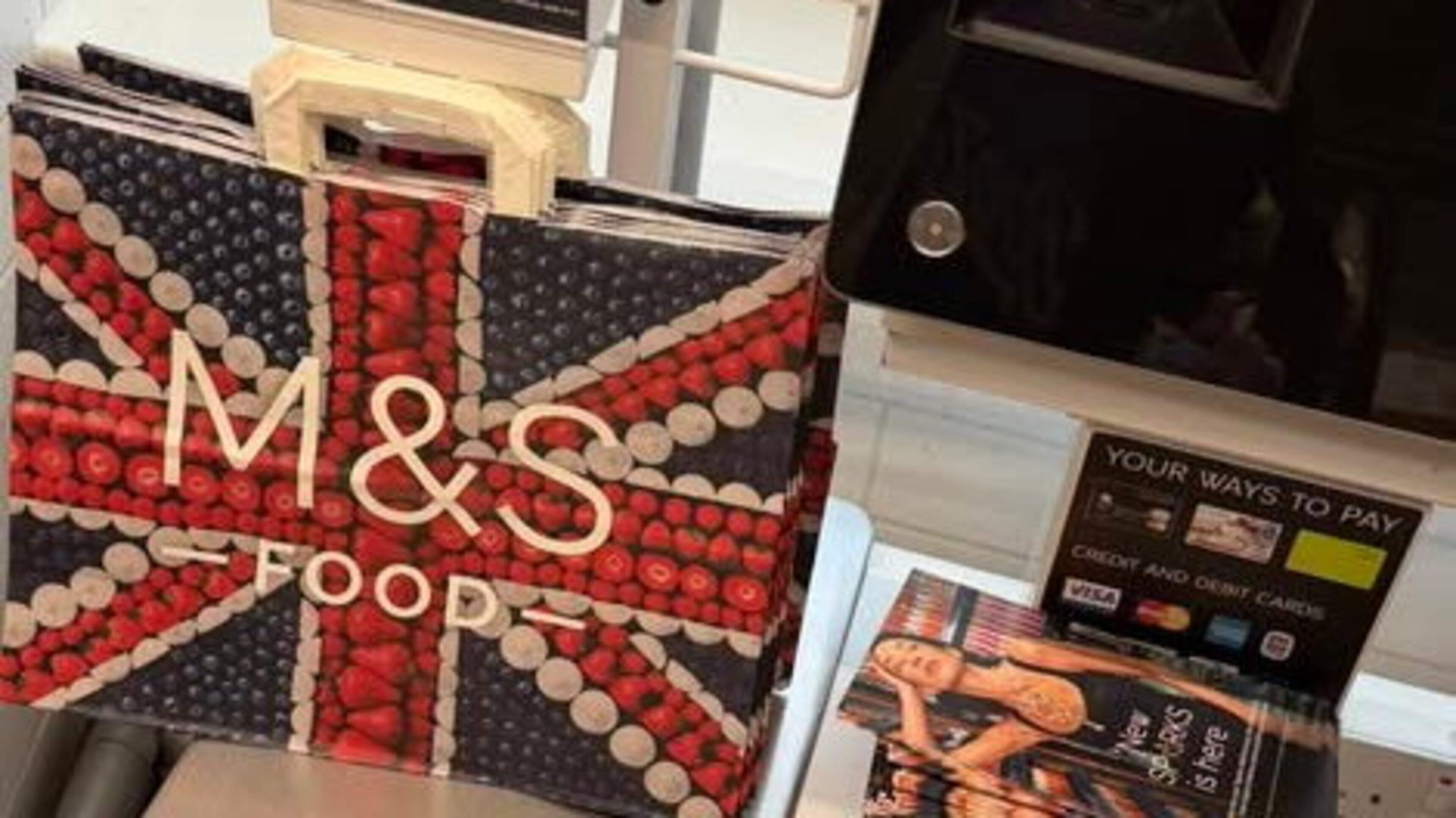 Unionist politicians brand M&S’s removal of Union flag carrier bags from NI store ‘utterly ridiculous’