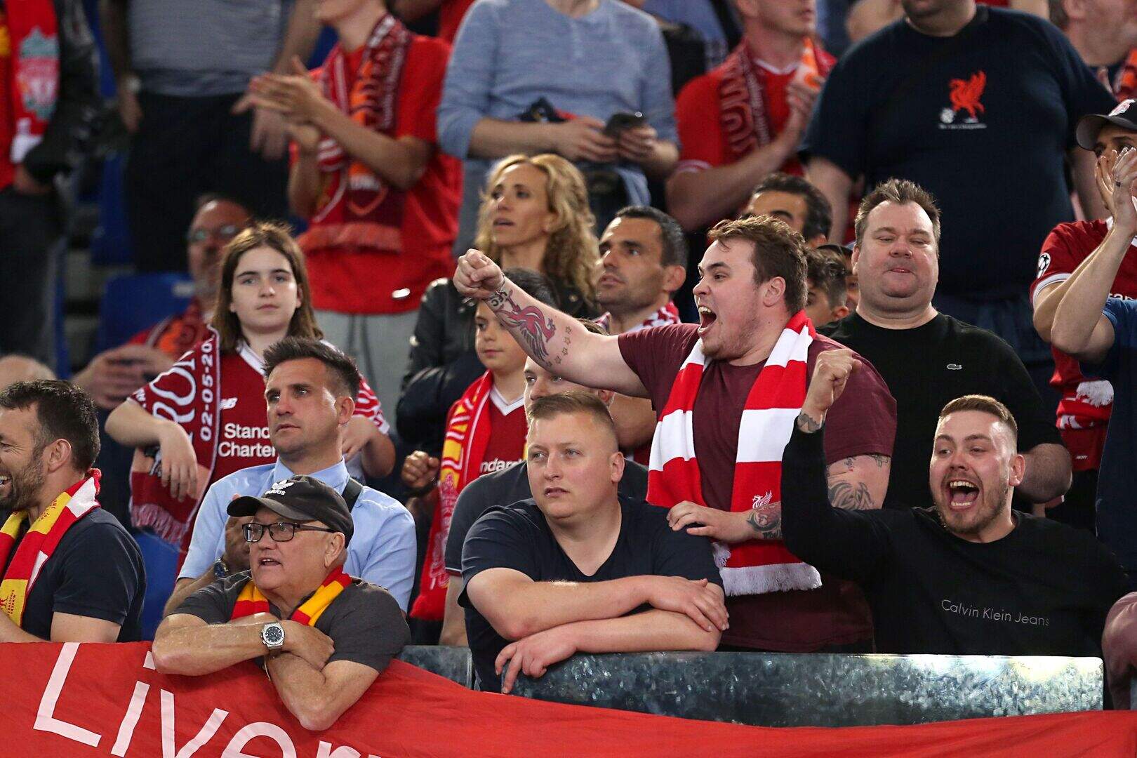 Liverpool fans commended for their behaviour in Rome | Belfast Telegraph