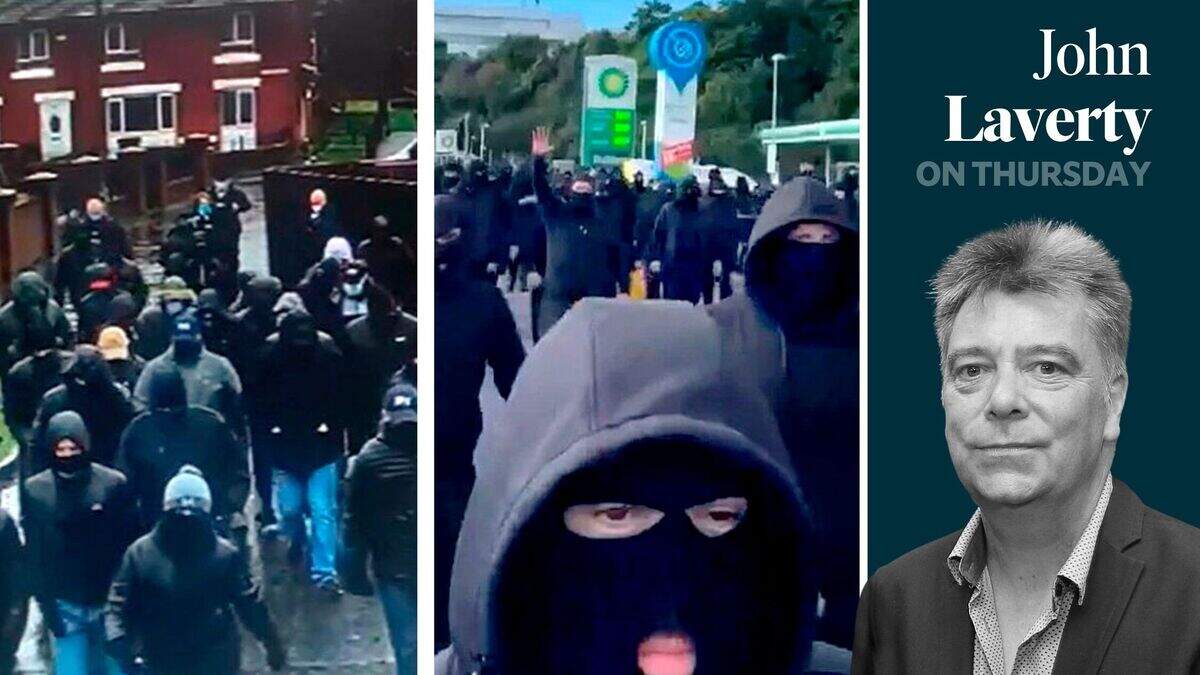 Balaclavas, intimidation, national flags and zero fear of the police... can you guess who’s been inspiring the English right-wing racist thugs?