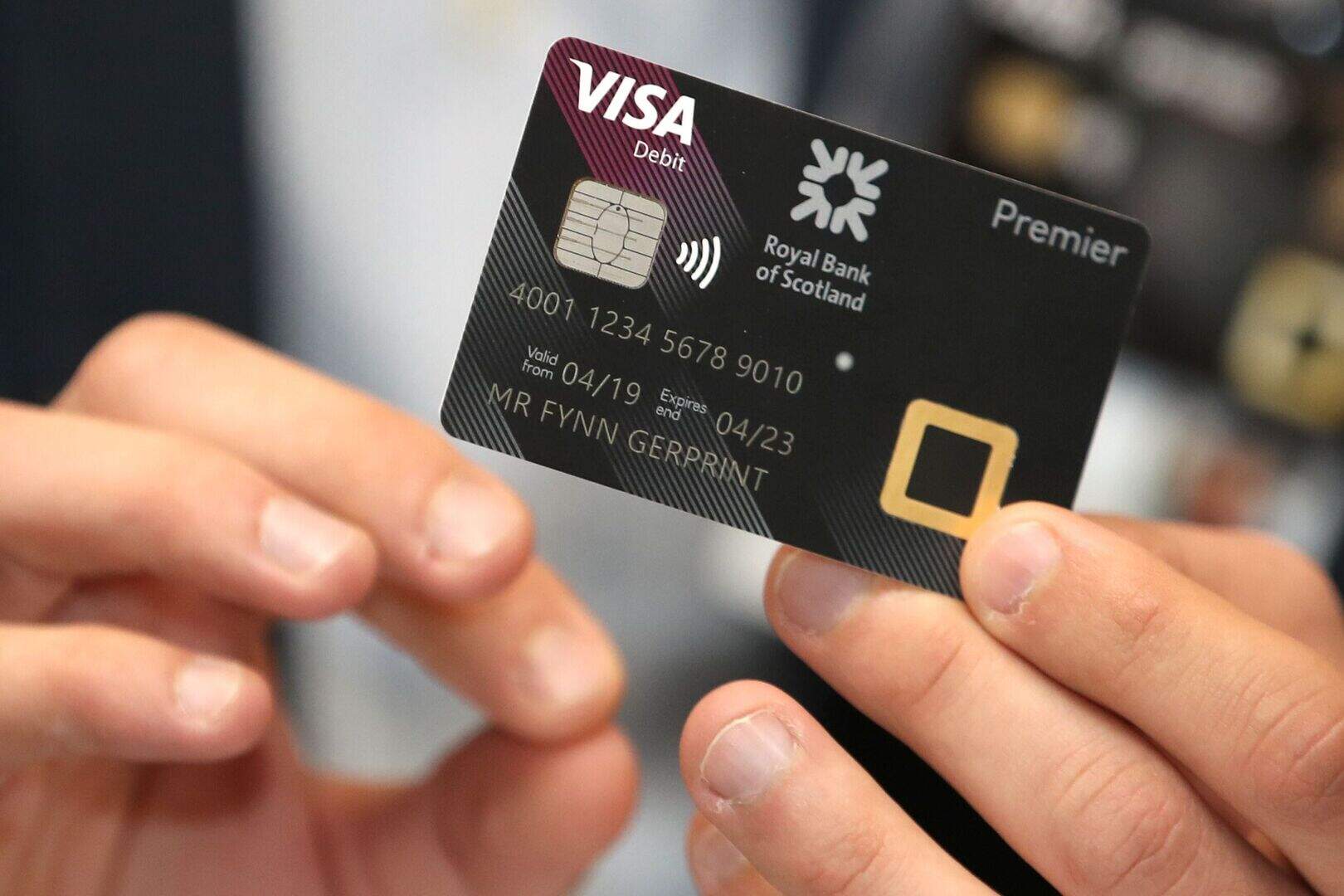RBS unveils biometric fingerprint card | Belfast Telegraph