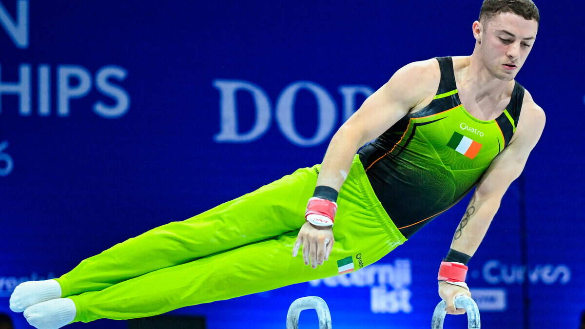 Rhys McClenaghan set for European final after impressive pommel horse display in Zagreb