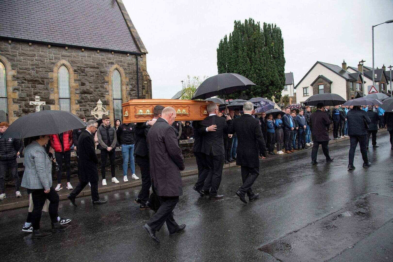 Tributes to ‘blue-eyed boy’ at funeral of young Co Tyrone crash victim ...
