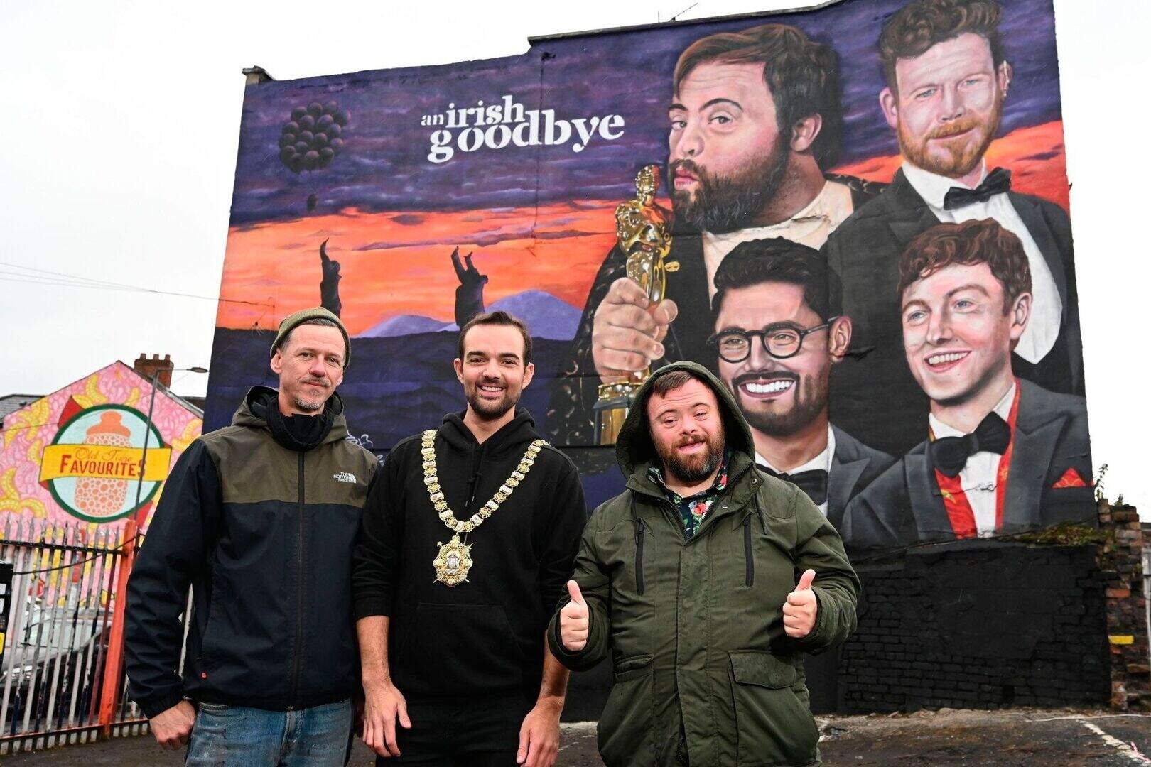 An Irish Goodbye hits new heights as huge Belfast mural hailing the ...