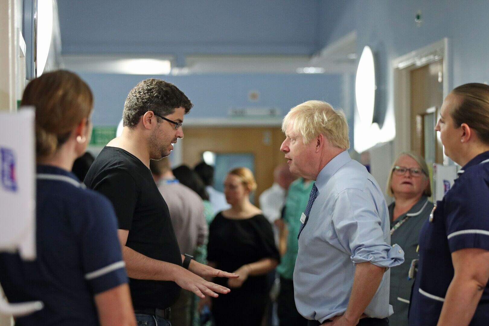 Angry parent tells Johnson the NHS is being ‘destroyed’ during hospital ...