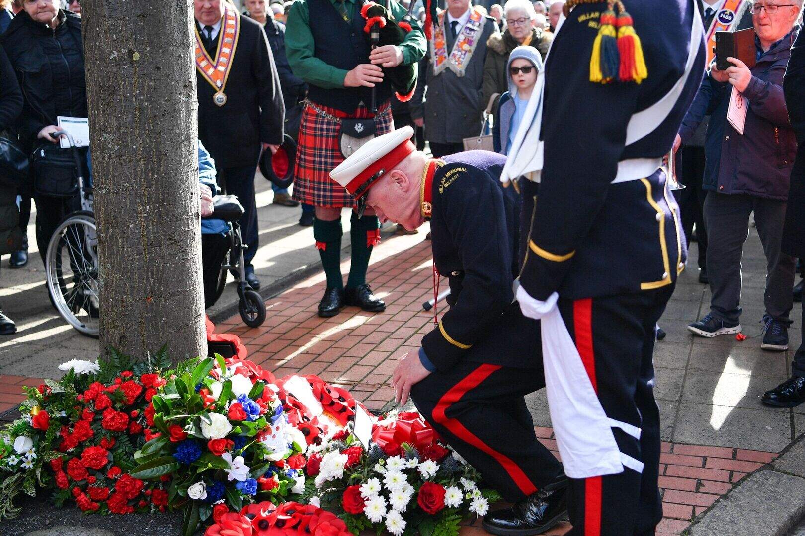 Memorial parade held for UDR soldiers killed by IRA bomb | Belfast ...