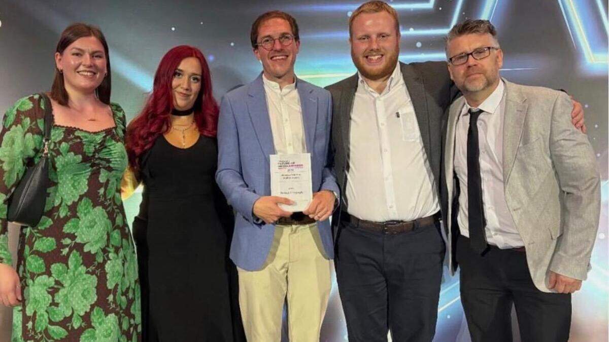 Belfast Telegraph wins Regional Website of Year at Future of Media Awards