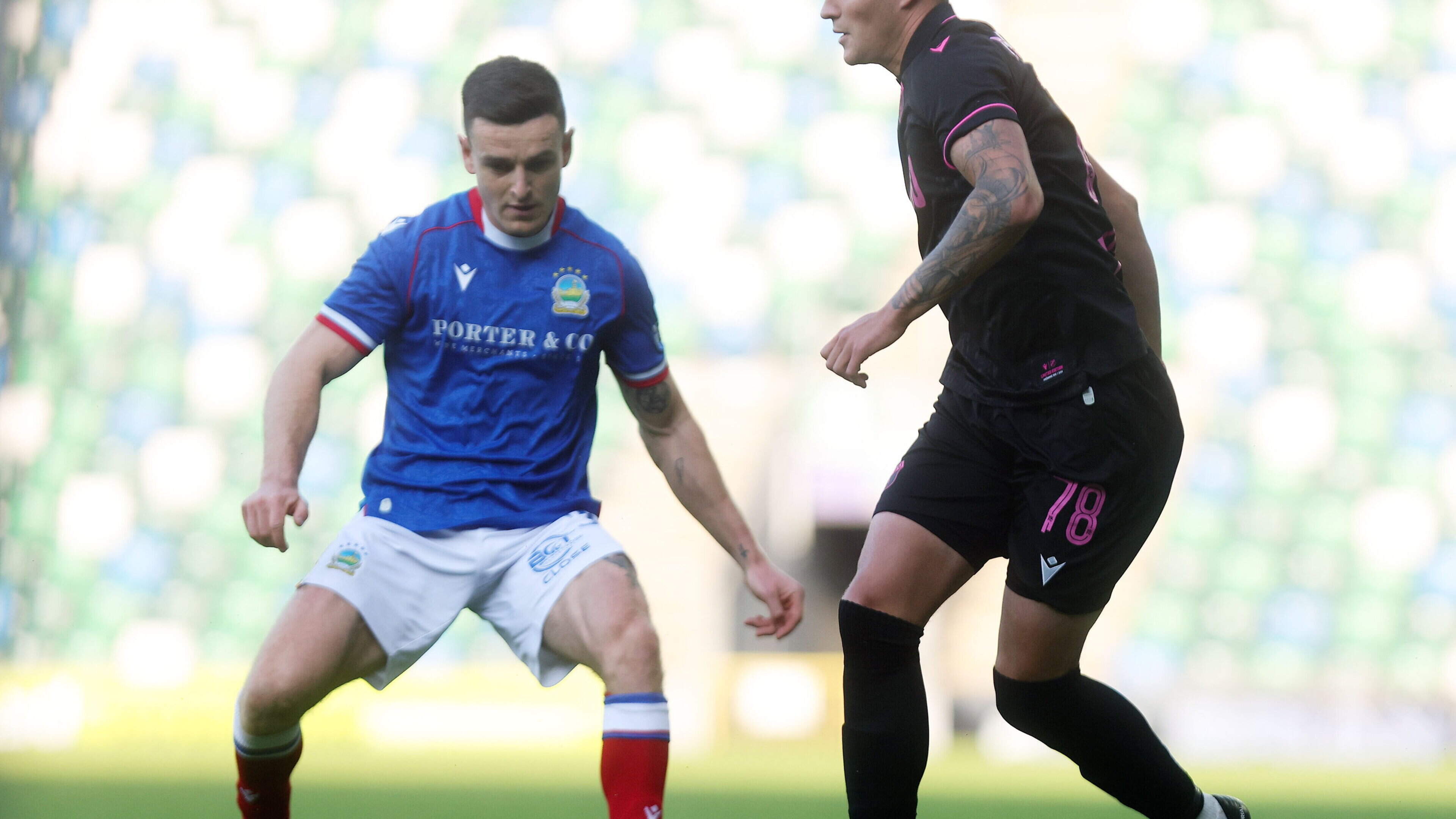 Ten-man Linfield eliminated by Nomme Kalju in European Conference League qualifier