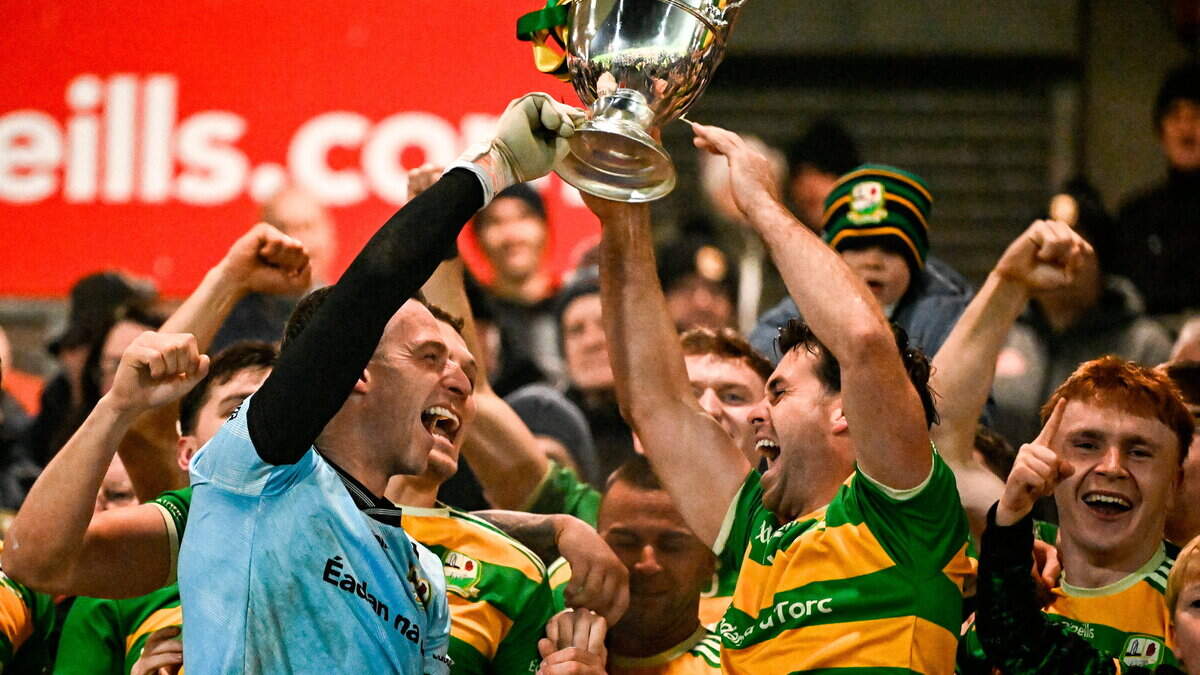 Niall Morgan hails last-gasp two-pointer as ‘the pinnacle’ of his career as Edendork St Malachy lift O’Neill Cup