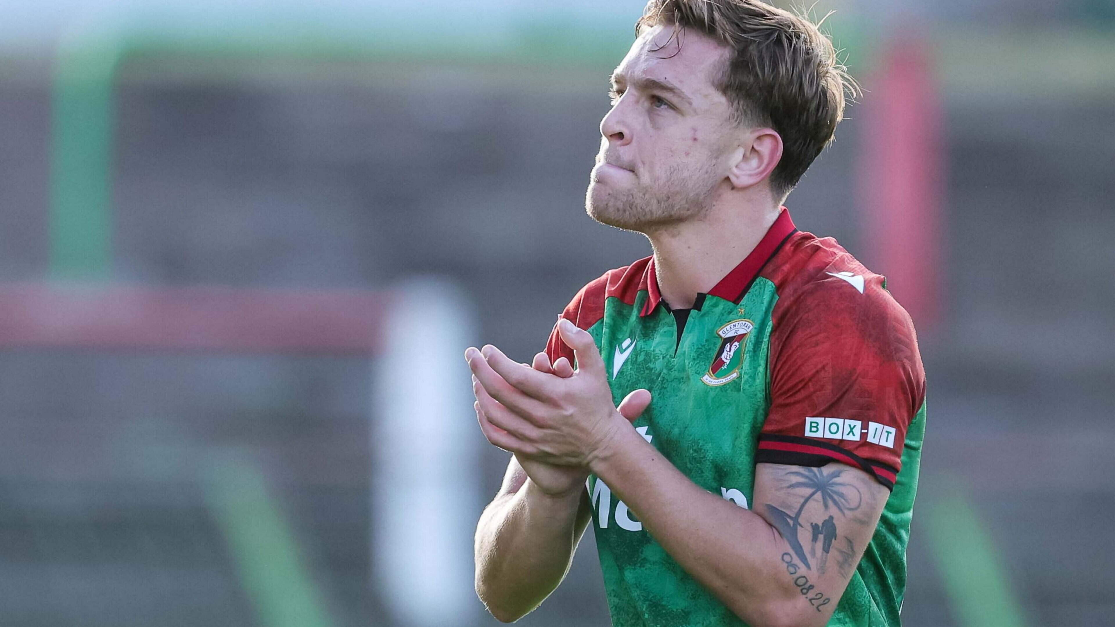‘The past few weeks were difficult after losing the manager’: Jack Malone on life at Glentoran following Declan Devine exit