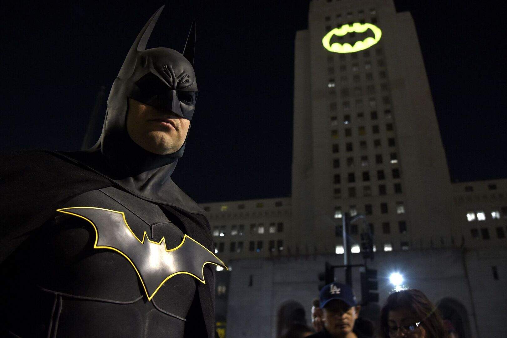 Holy anniversary, Batman! Bat-signals mark Caped Crusader’s 80th ...