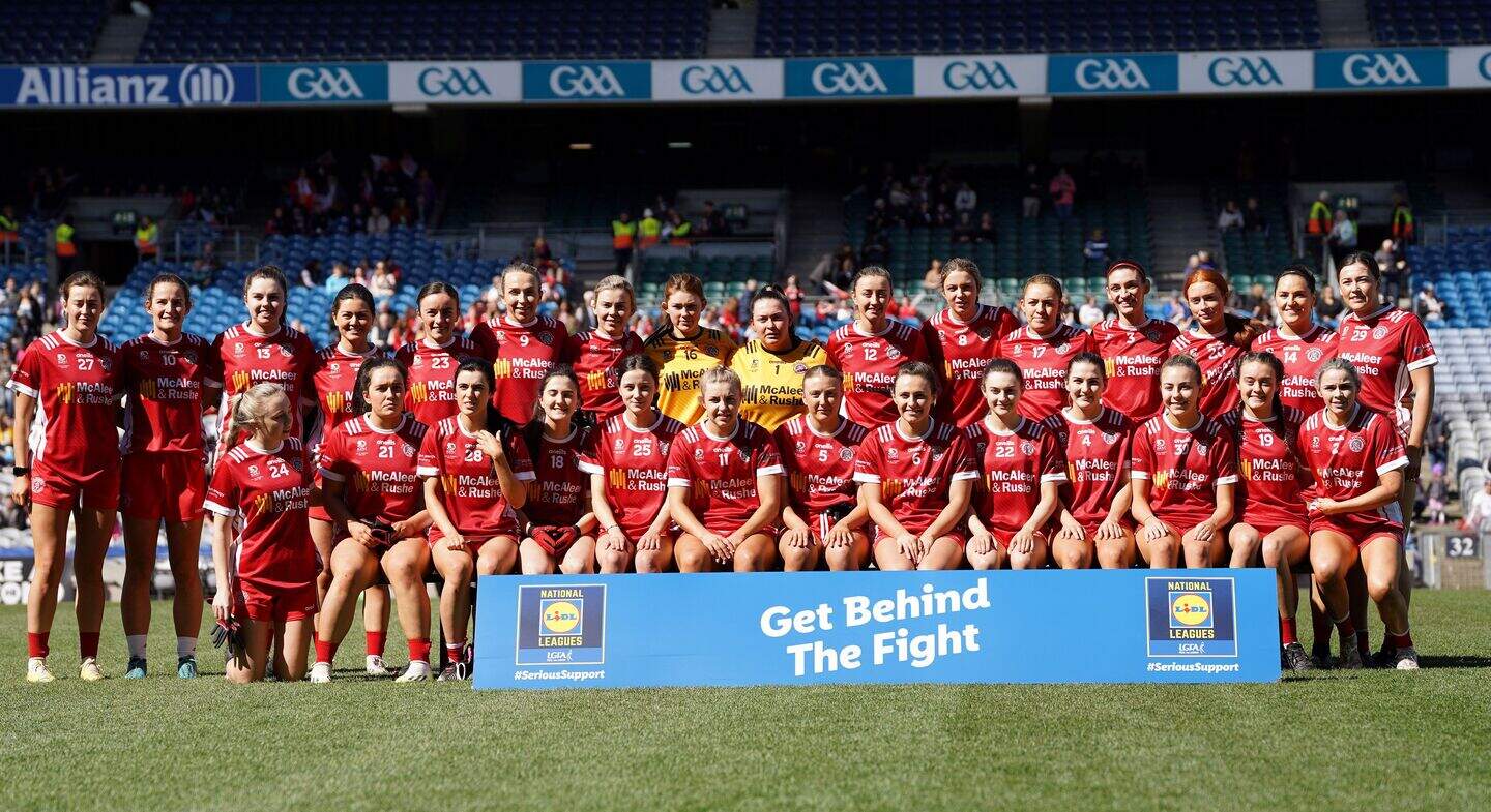 Ladies NFL Division Two Final Tyrone GAA Kildare GAA: Spirited Red ...
