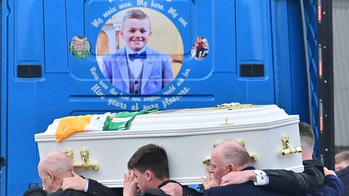 Ronan Wilson: Funeral of hit-and-run victim (9) takes place in Co ...