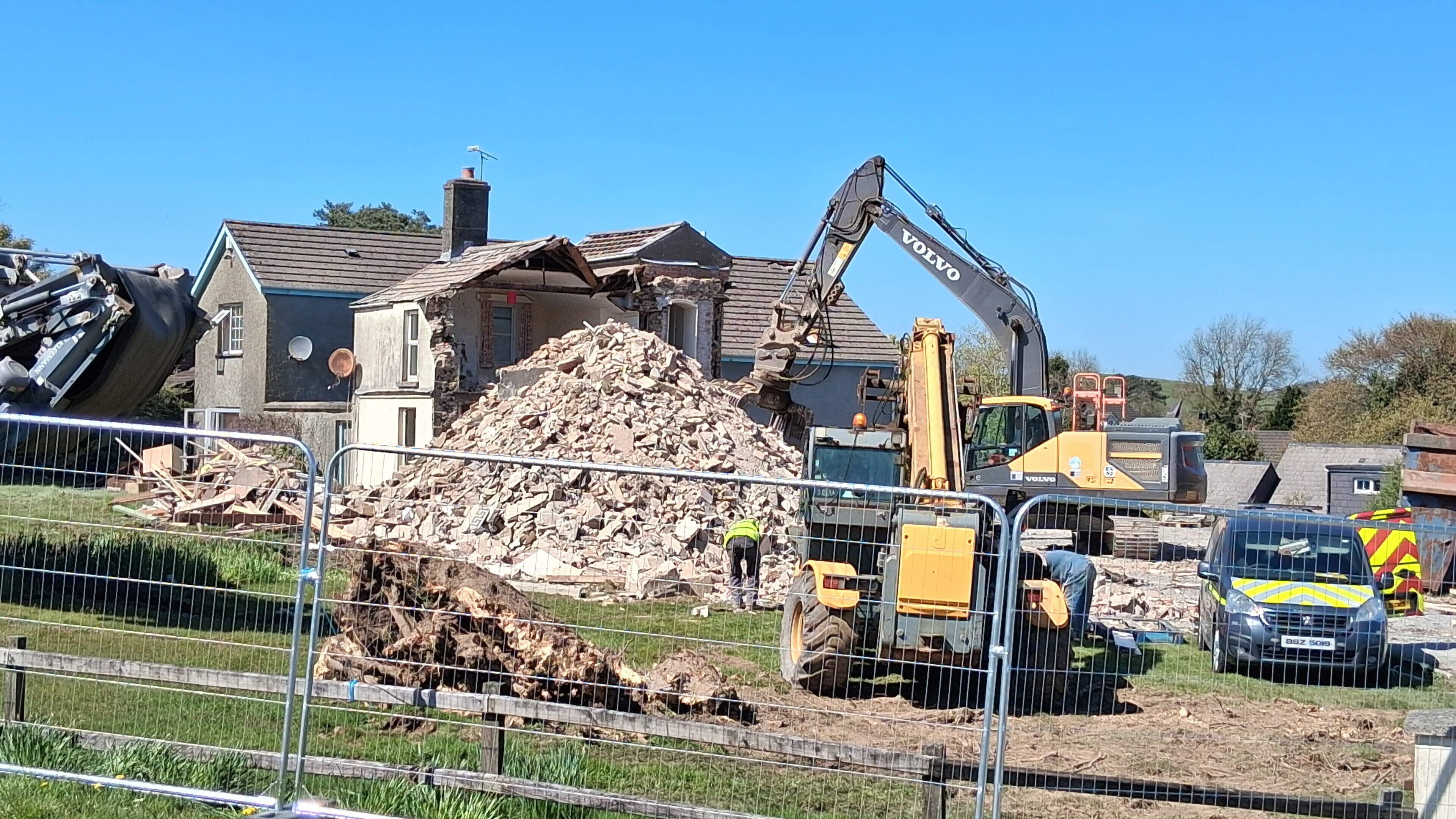 DUP councillor blasts old Presbyterian manse demolition as ‘disgrace’ as 170 years of Saintfield history is torn down for social housing