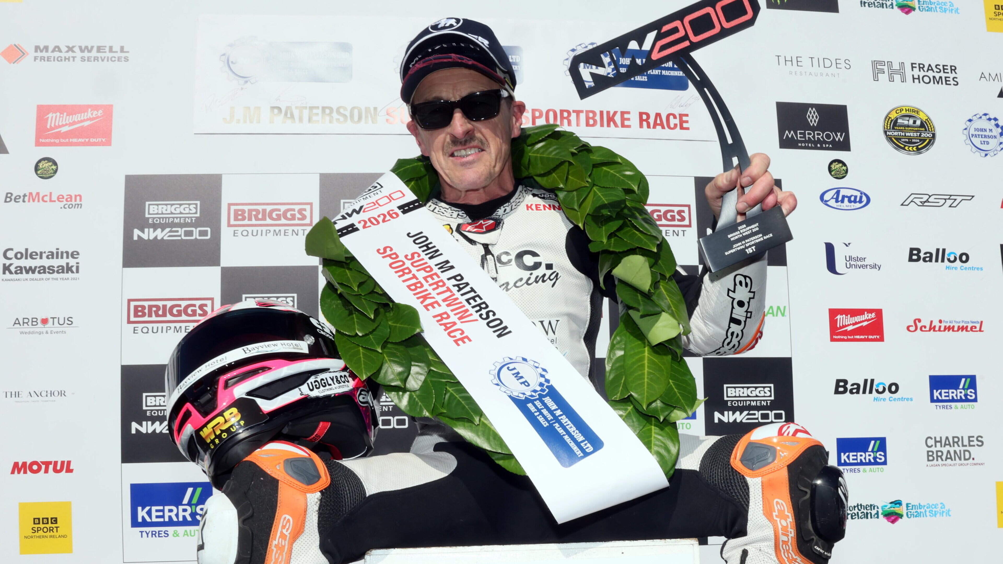 ‘I’ve been waiting for that’: Veteran Jeremy McWilliams celebrates Supertwin joy at NW200