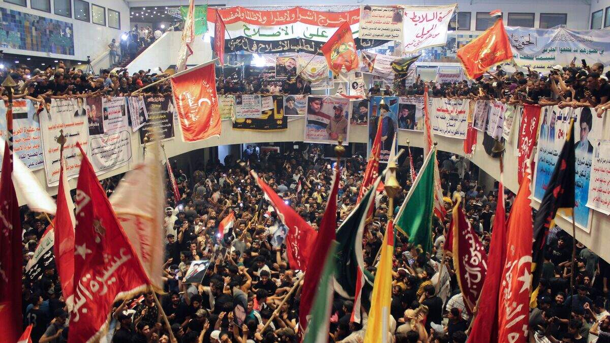 Iraqi cleric orders followers to continue protest in Baghdad | Belfast ...
