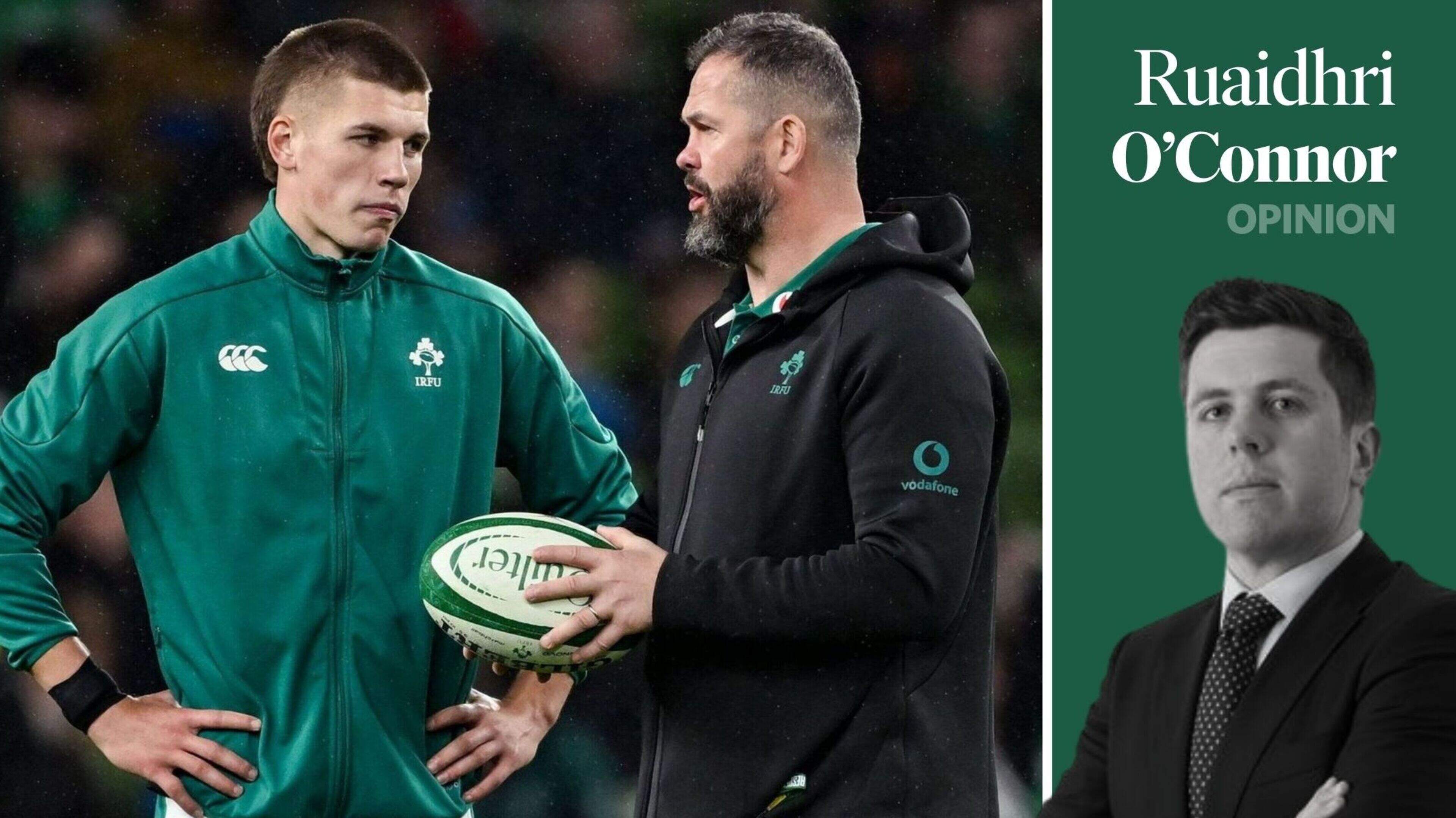 Andy Farrell has a big decision to make on Sam Prendergast – should he be in Ireland’s summer squad?