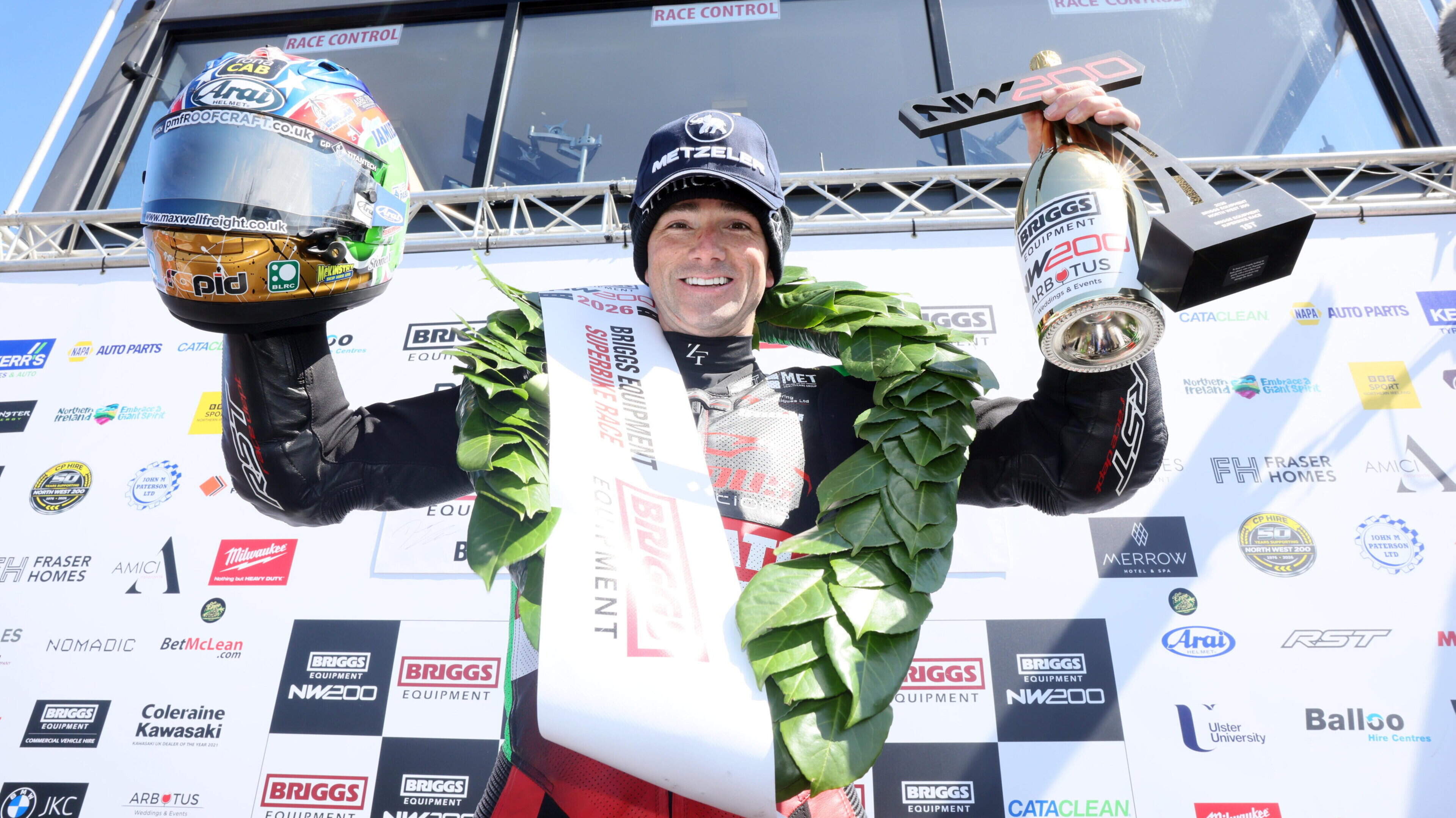 Every Superbike win is special, claims Glenn Irwin after clinching 12th consecutive North West 200 win in battle with Dean Harrison