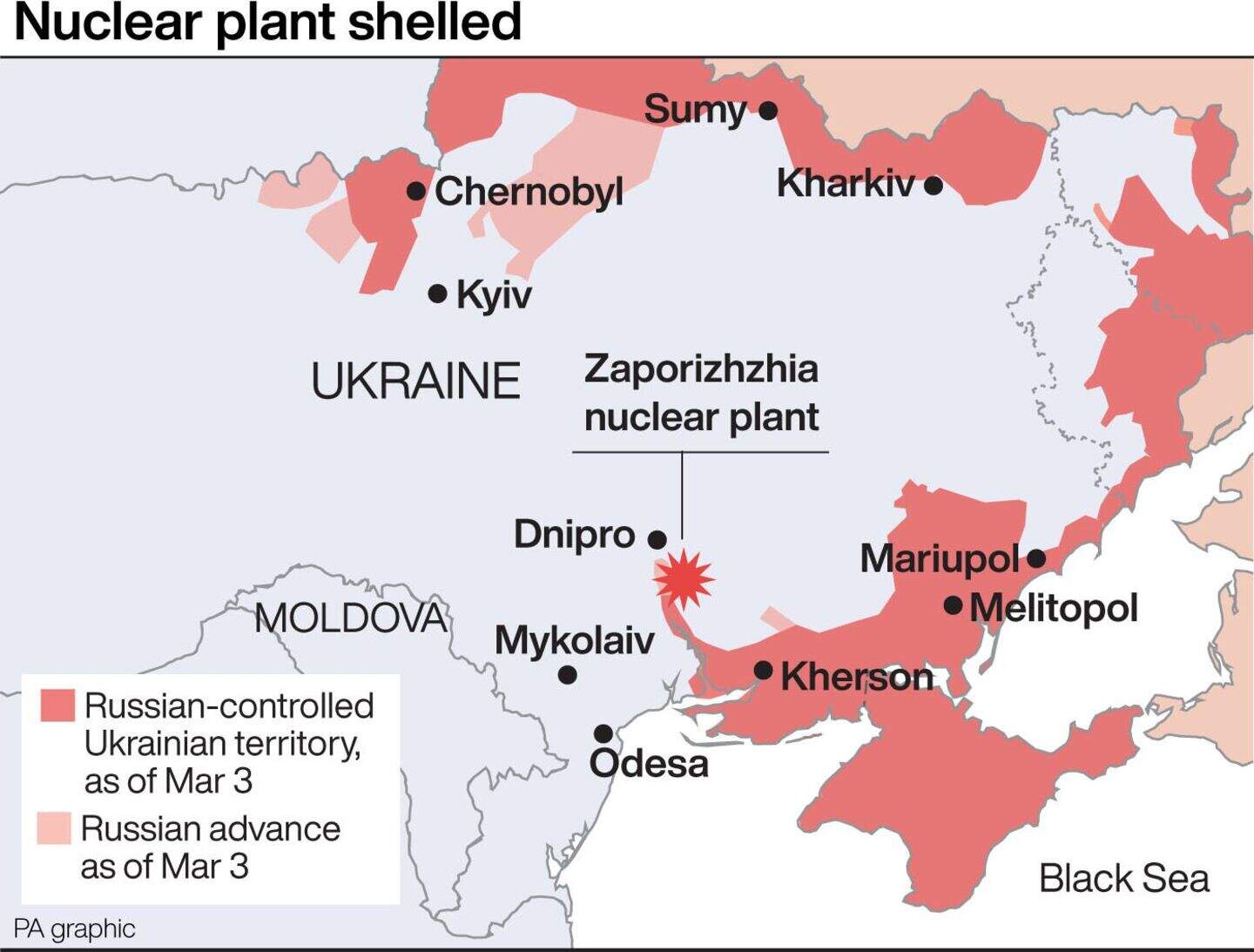 Ukrainian nuclear plant temporarily cut off from power grid due to fire ...
