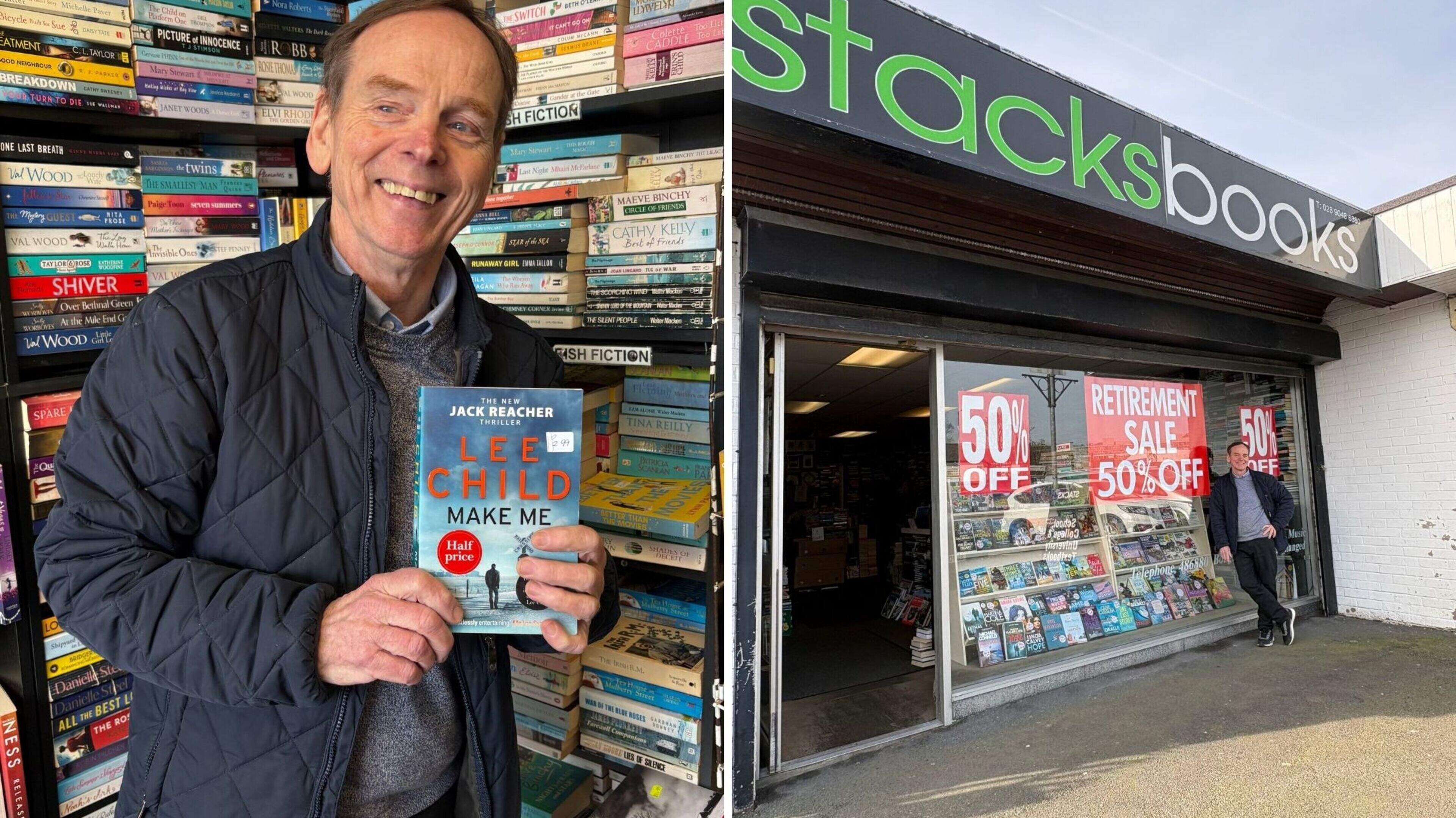 Beloved NI bookseller retires with dementia after 35 years in business: ‘I love everything about the shop’