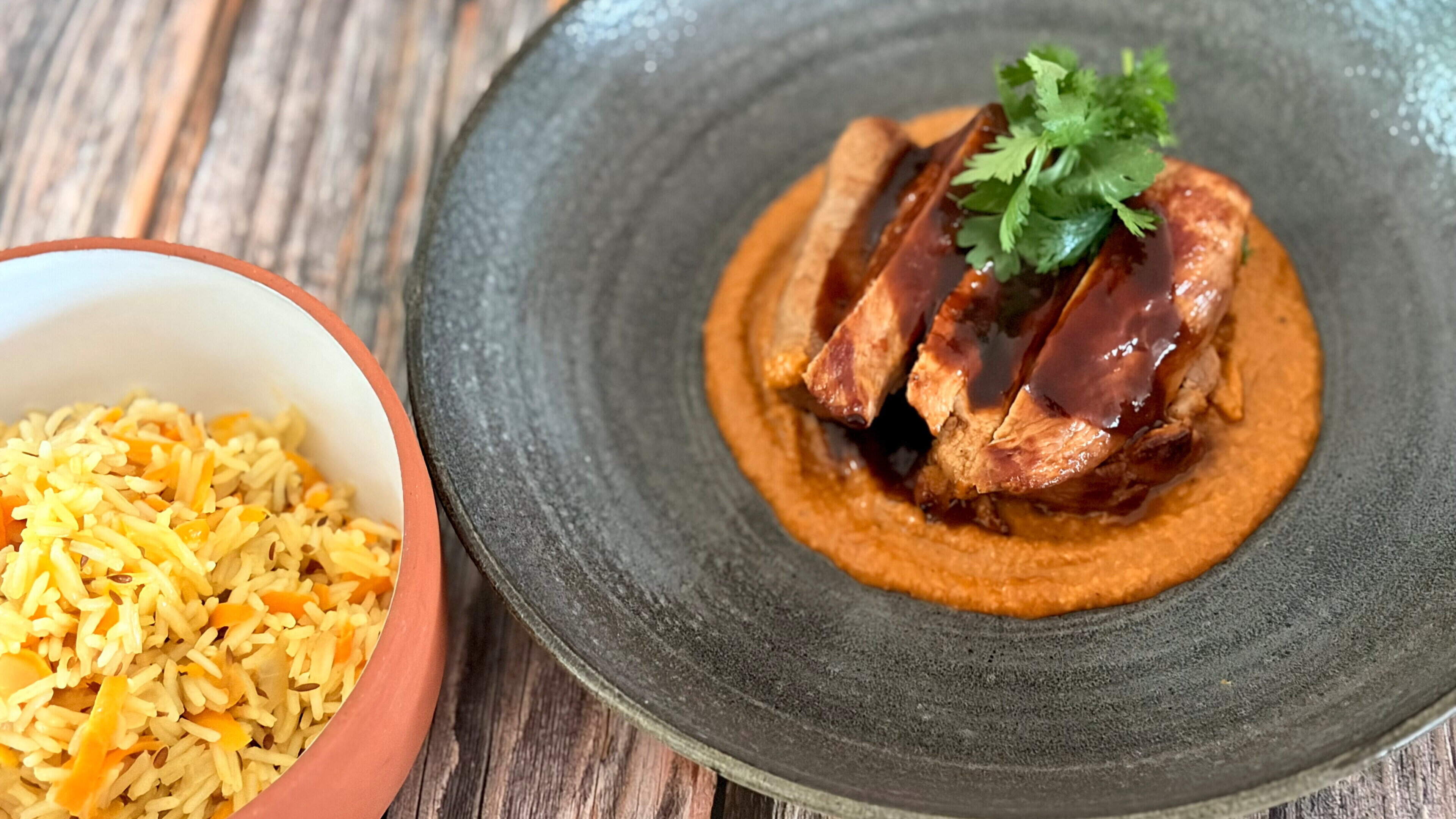 Paula McIntyre’s recipes: Grilled pork fillet and a seasonal fruity tart for dessert