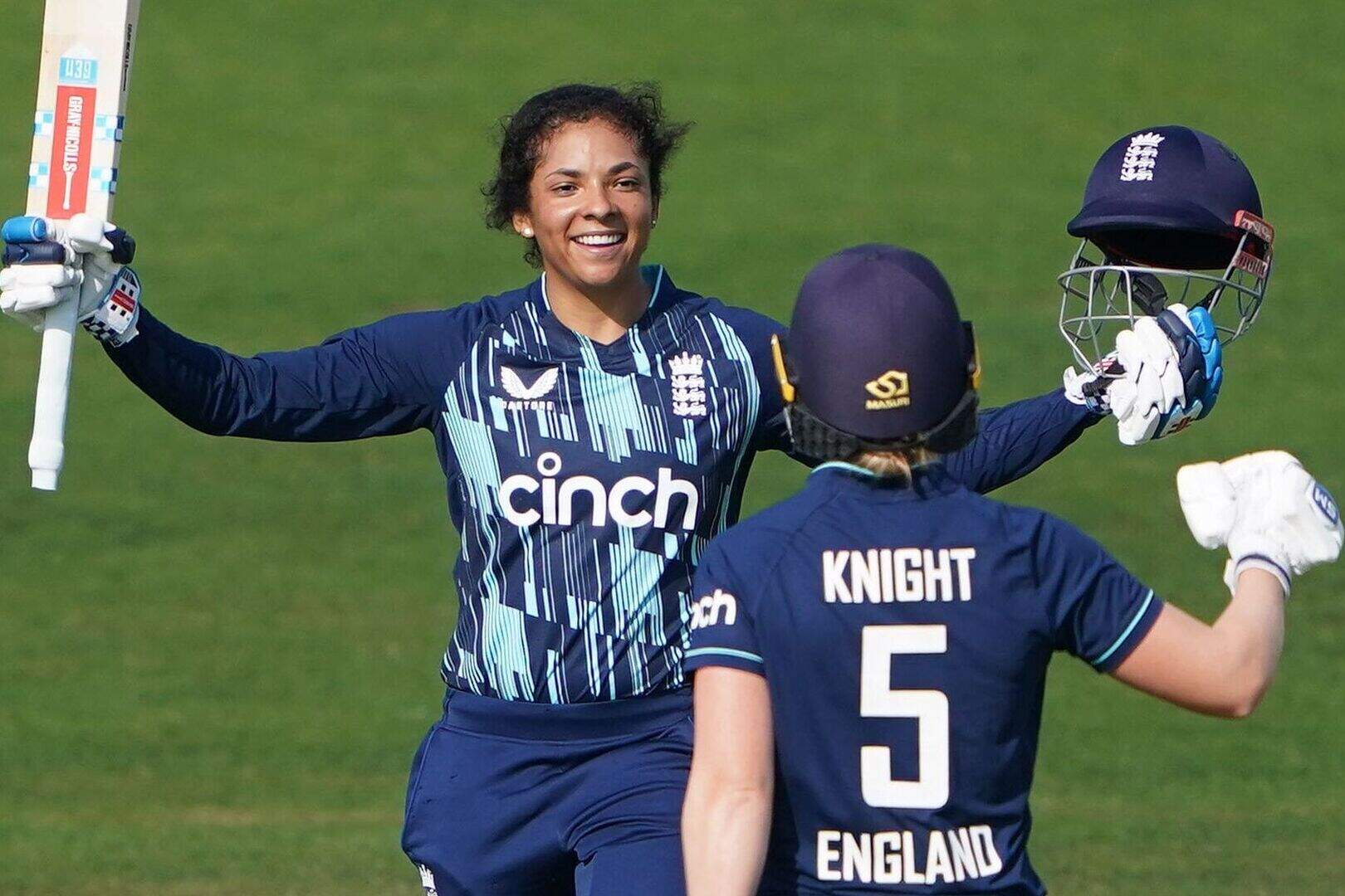 Sophia Dunkley helps England seal ODI series victory with maiden ...