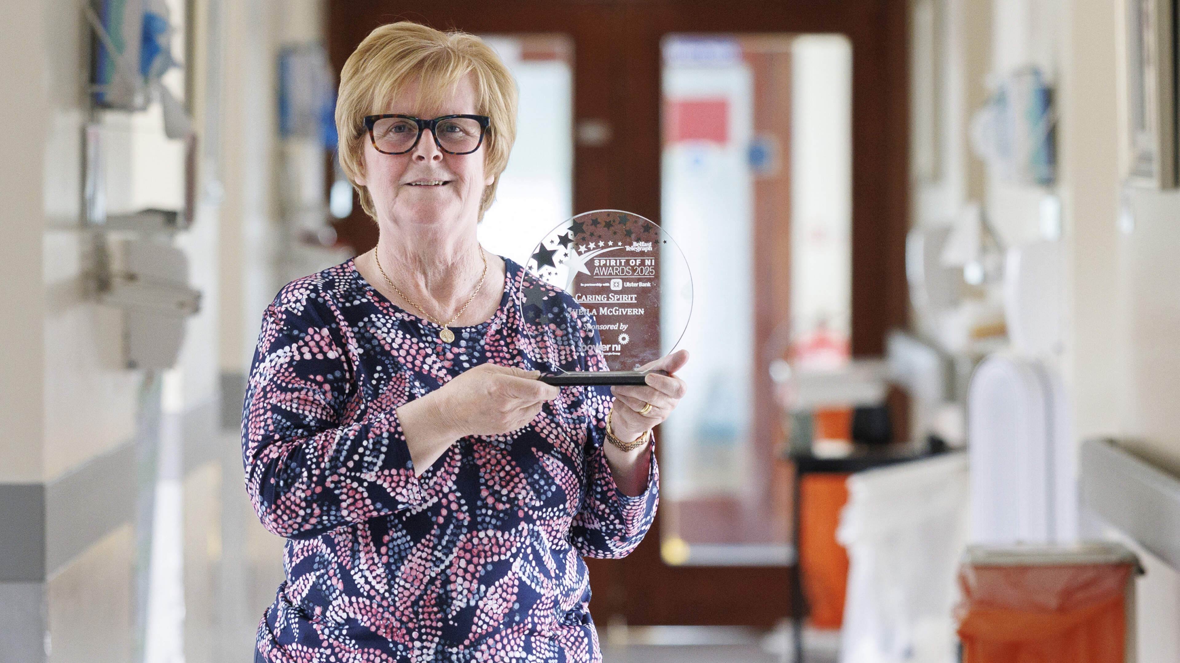 ‘I keep my award on the mantelpiece and no one else is allowed to dust it’: Spirit of NI winner putting others first despite retiring
