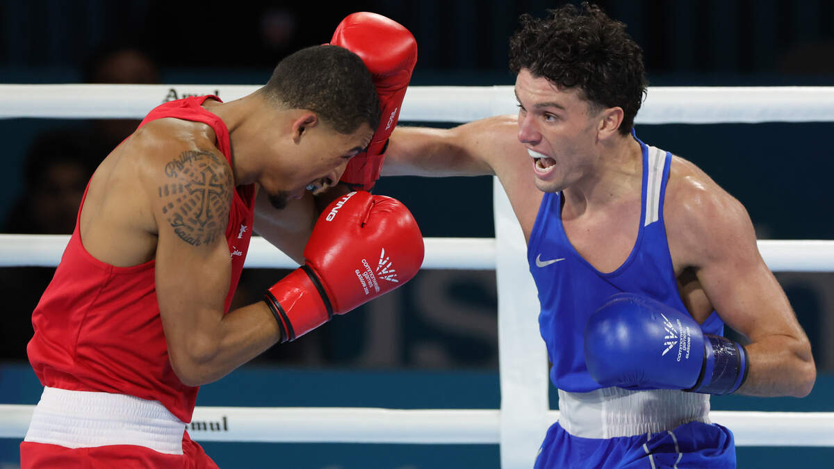Jon McConnell claims Northern Ireland’s only boxing gold medal at Commonwealth Games as Kaci Rock settles for silver