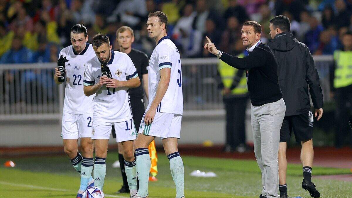 Ian Baraclough comes under fire from fans as Northern Ireland lose in ...