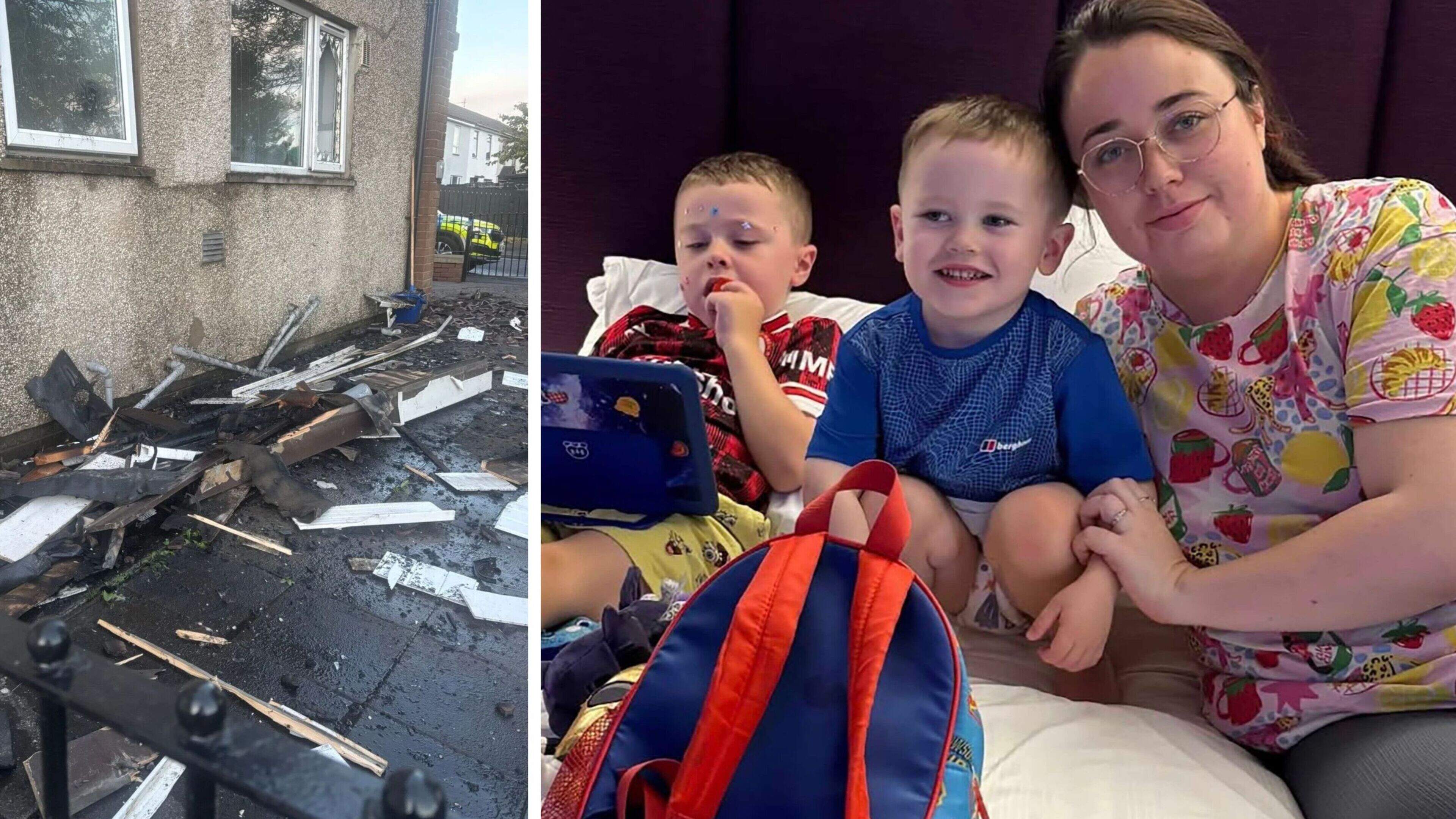Police investigate Dunmurry arson and linked aggravated burglary