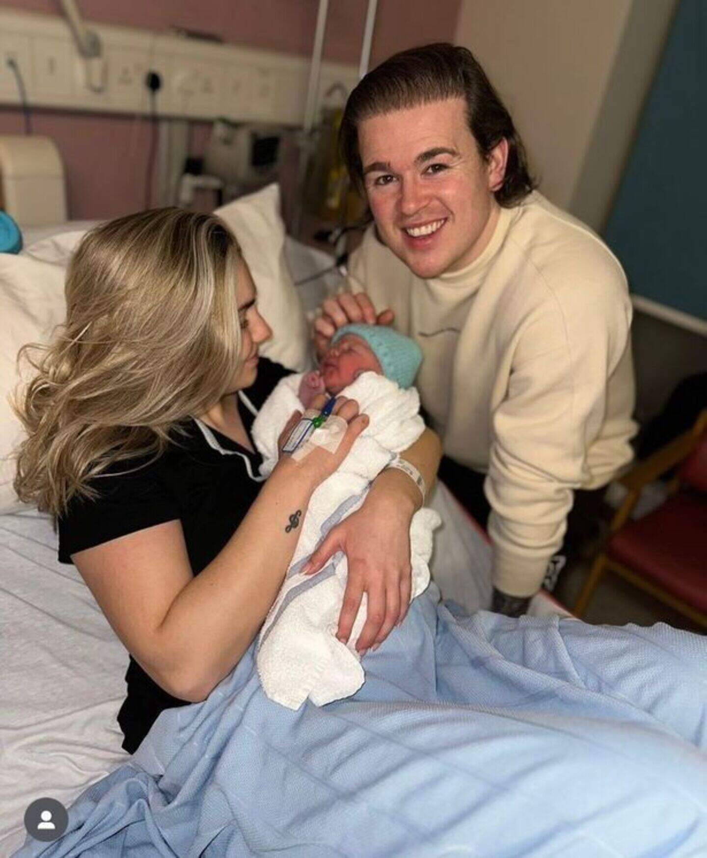 Eoghan Quigg has hands full on Father’s Day after birth of son ...