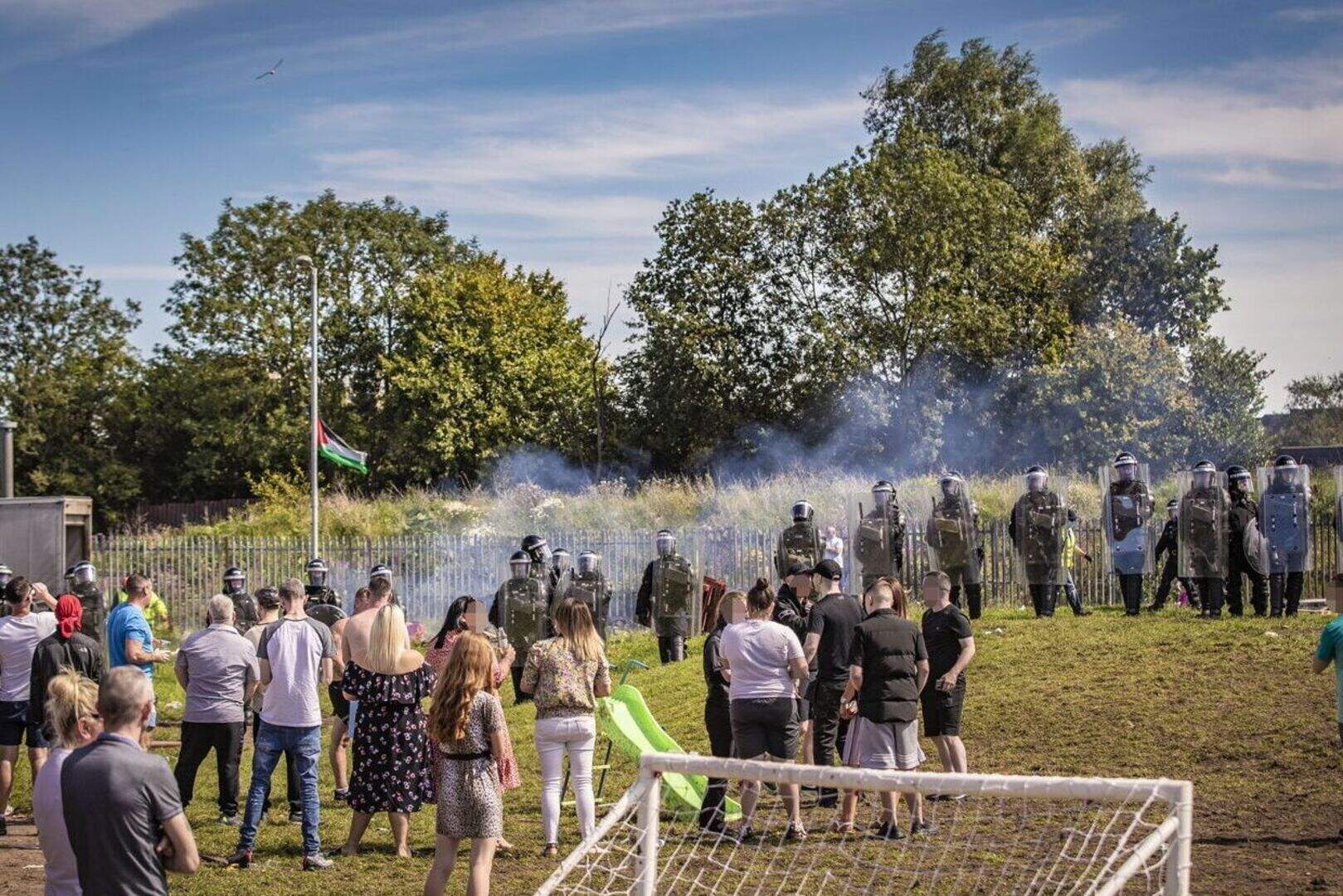 Second man charged in connection with Belfast bonfire attack on police ...