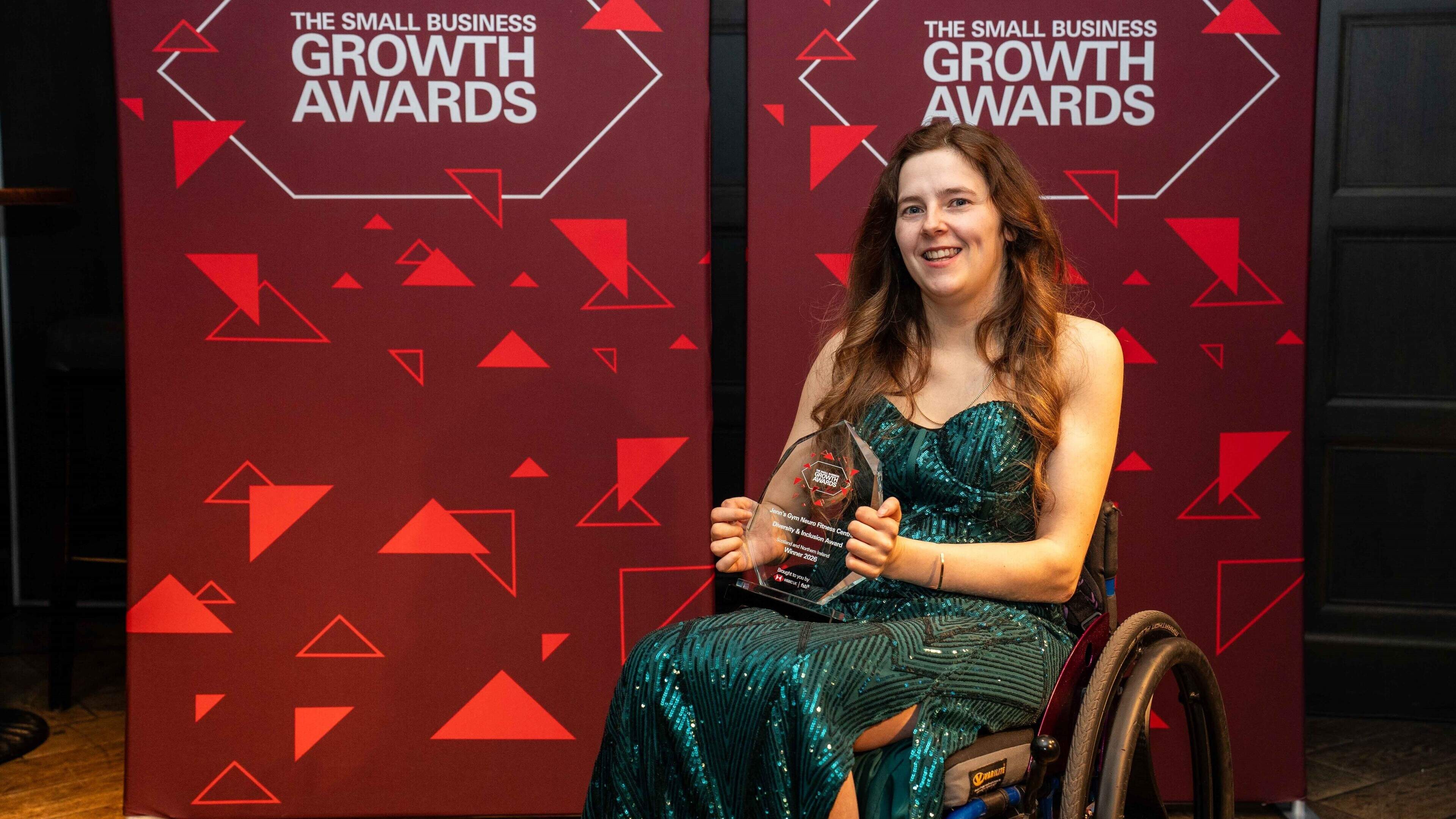 National award for Derry first-of-its-kind gym founded by woman paralysed in gymnastics accident at 16