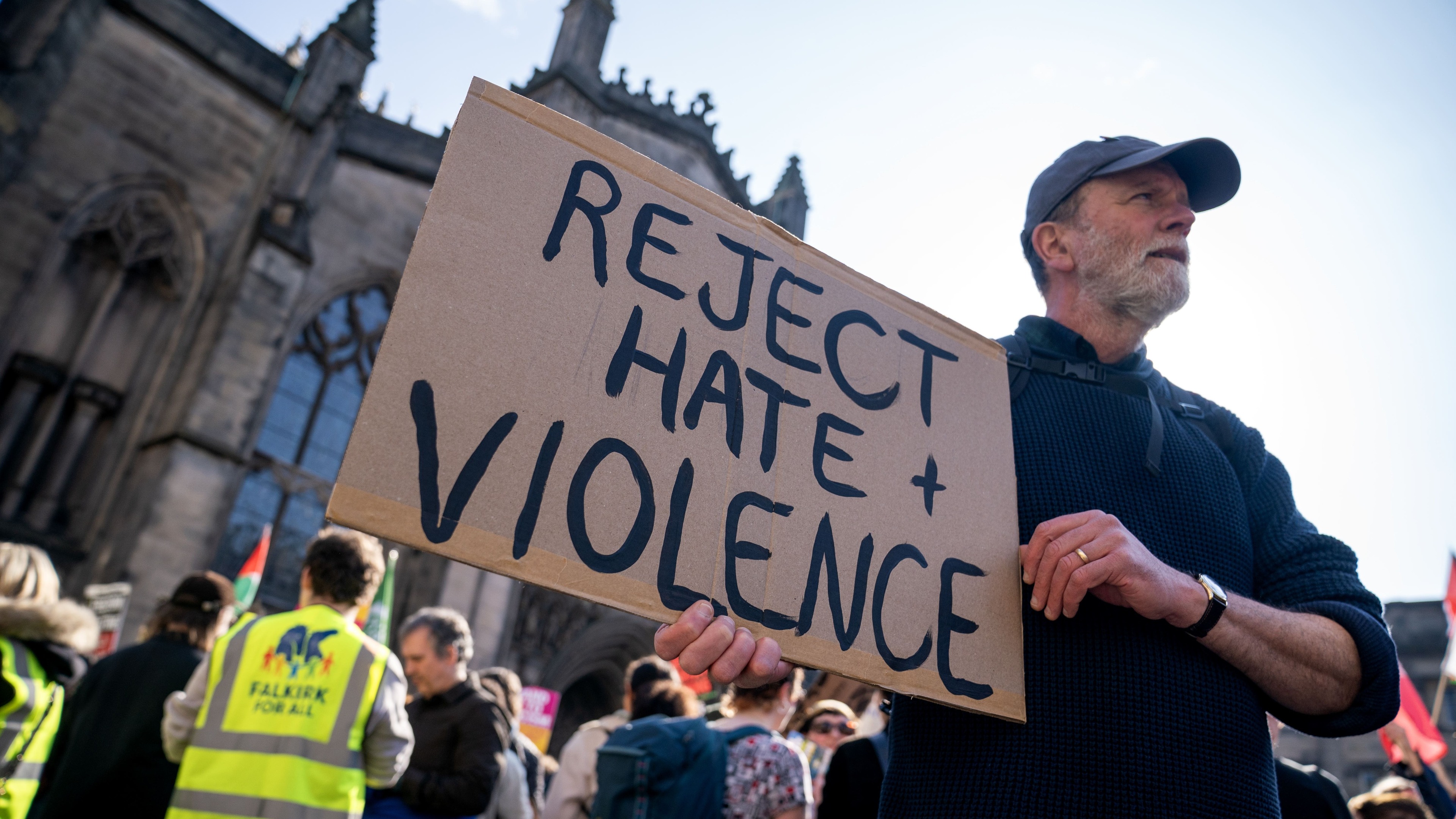 Police urge lawful protest during anti-racism rally in Glasgow