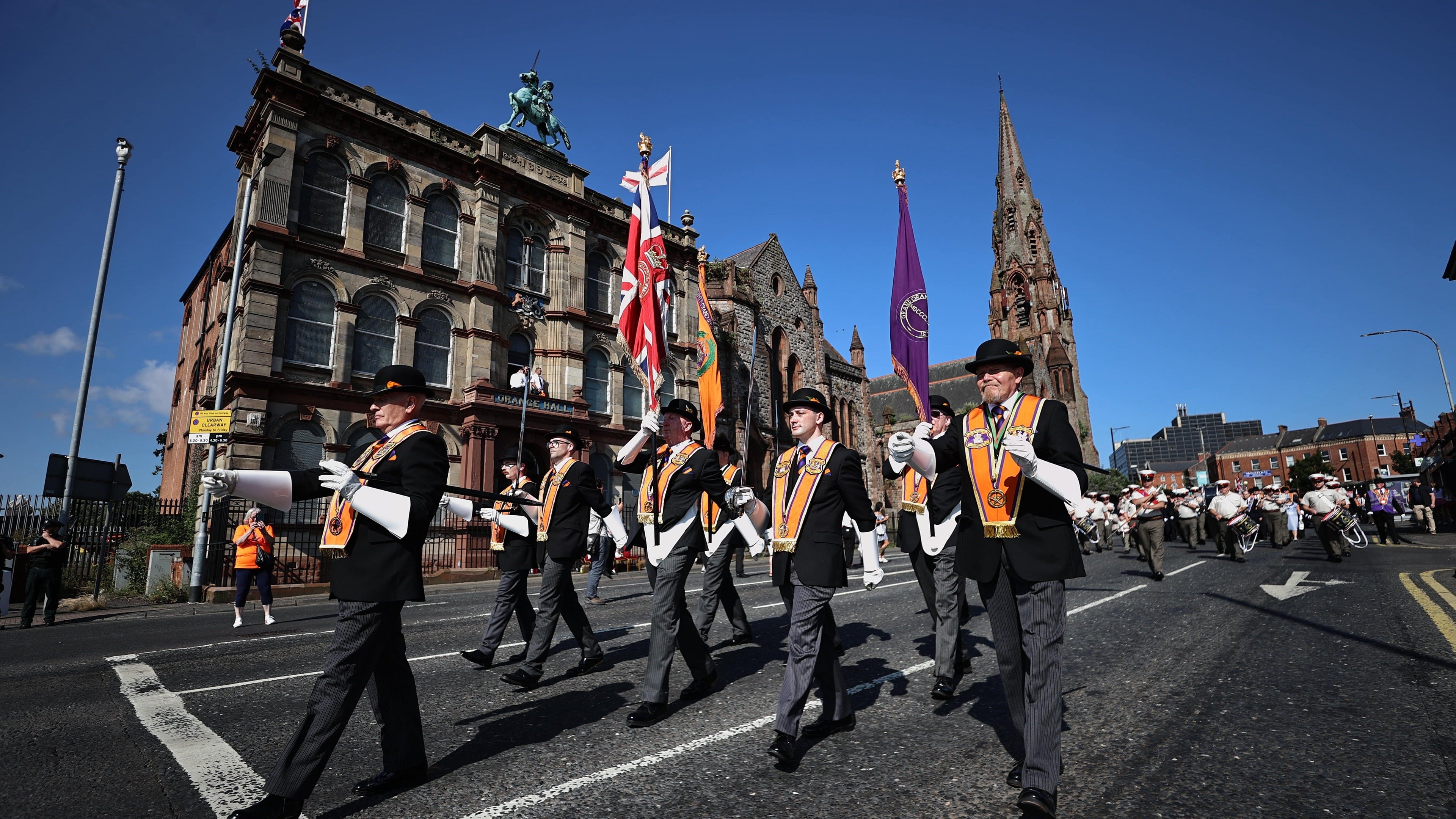 Annual Orange Order parades get under way across Northern Ireland