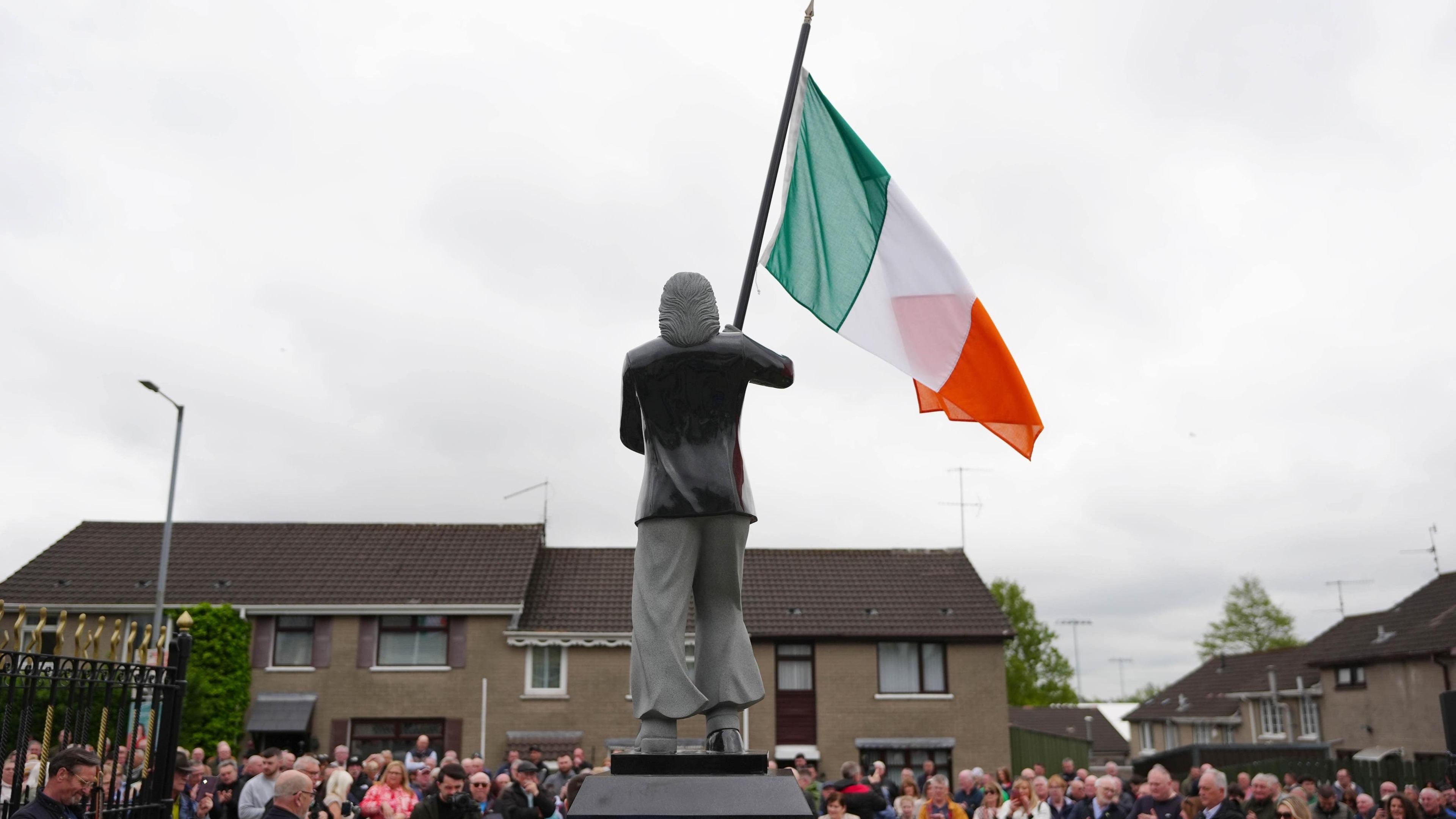 Sinn Fein says Bobby Sands statue ‘is going nowhere’ at anniversary event