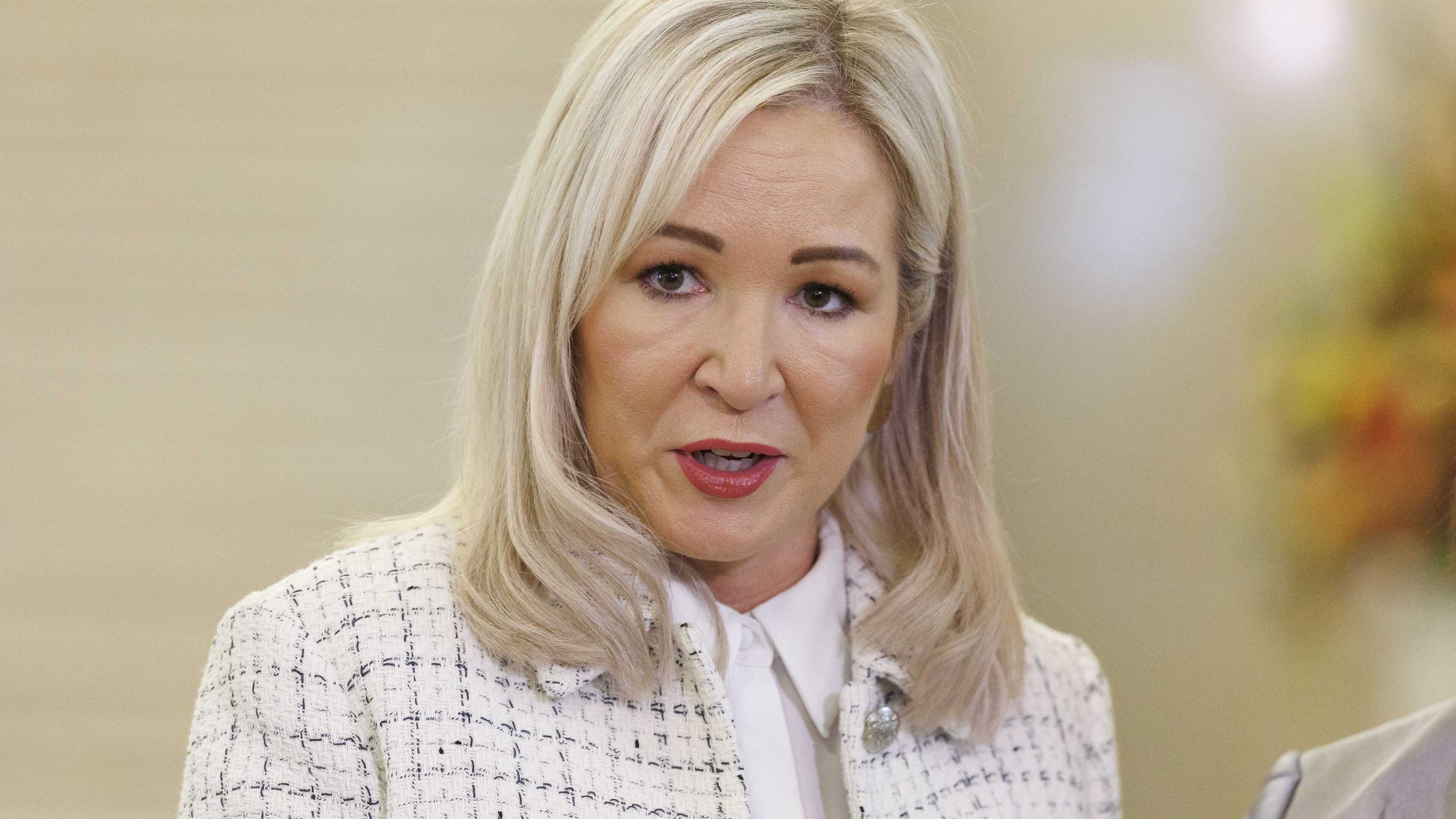 Michelle O’Neill says bid for more London funding for budget is “right fight”