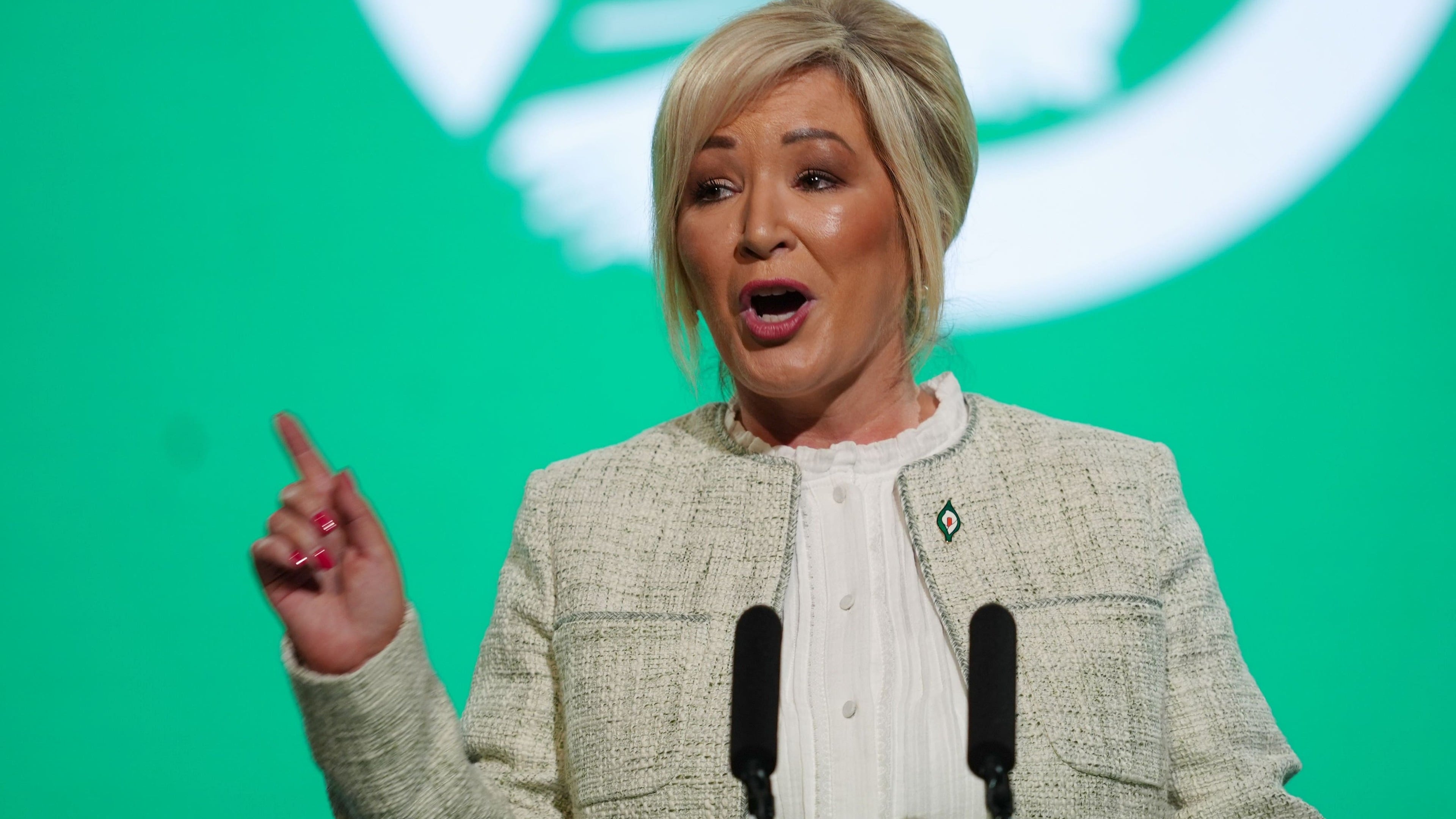 DUP ‘anti-Irish’ and work against national identity, First Minister claims