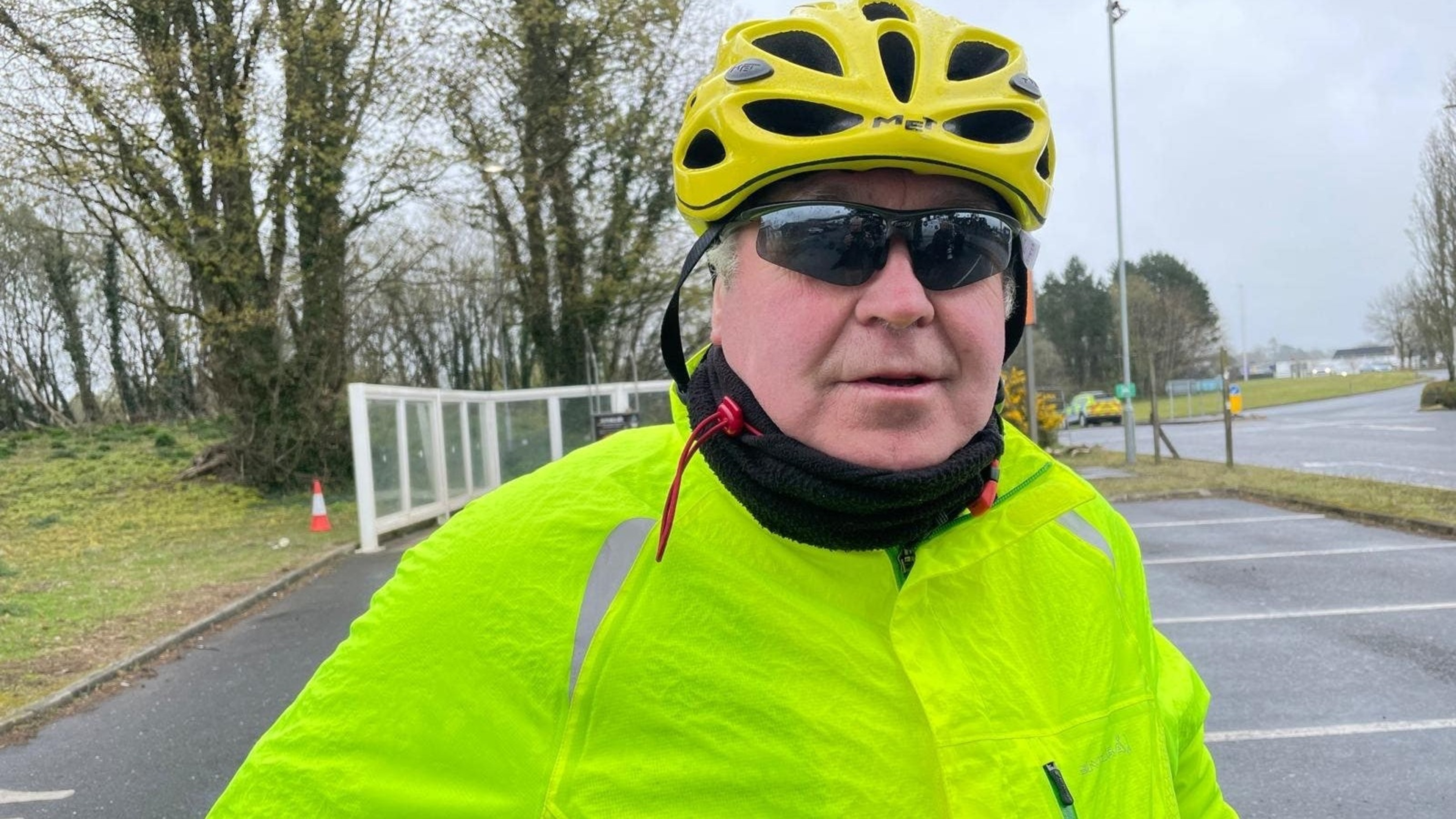Farmer cycled to protest because he ‘can’t afford to put diesel in tractors’