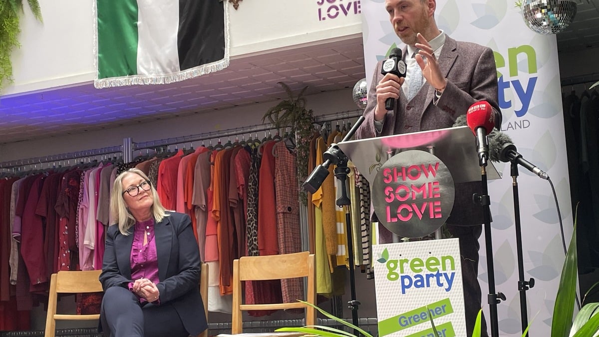 Green leader in Northern Ireland joins campaign trail for Holyrood