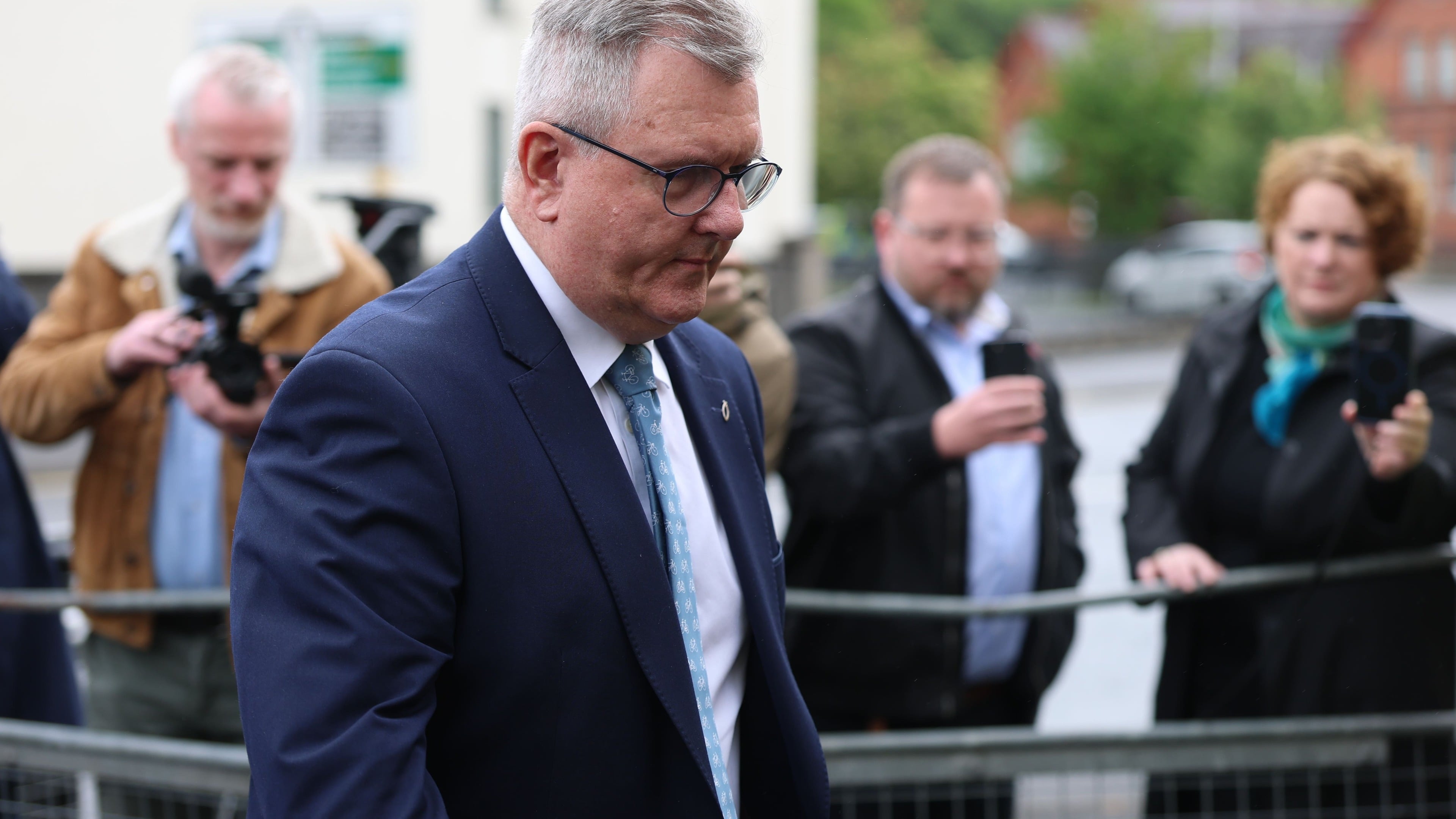 Woman who claims Jeffrey Donaldson abused her denies she is ‘making up’ claims