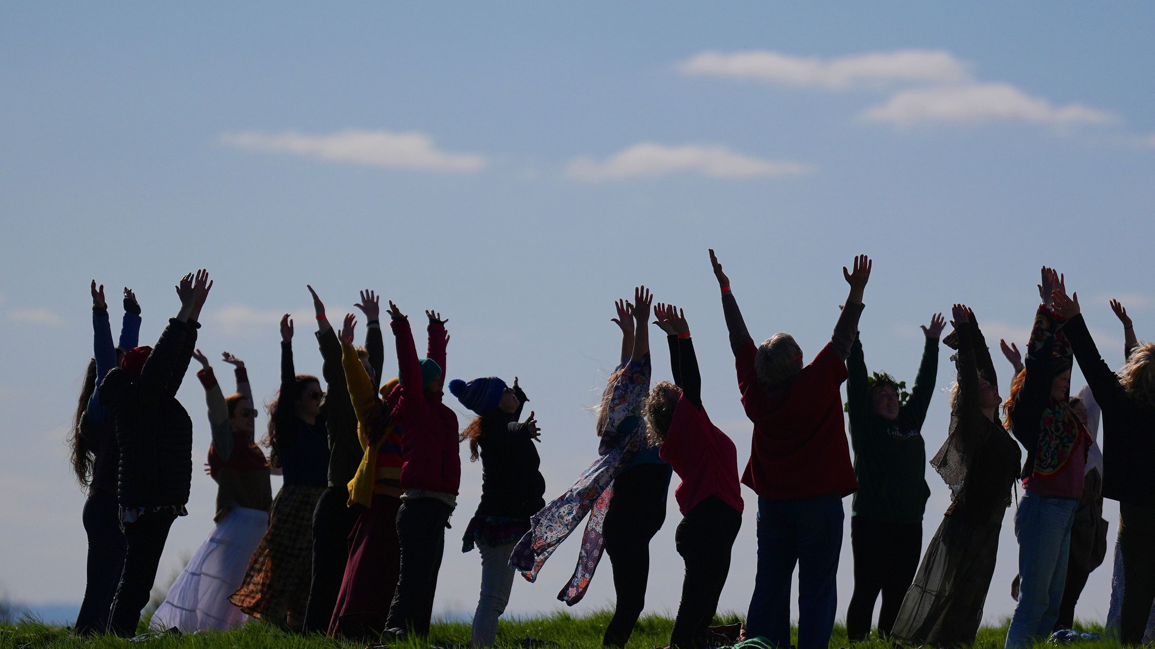 Bealtaine celebrations take place on the Hill of Uisneach in Co Westmeath