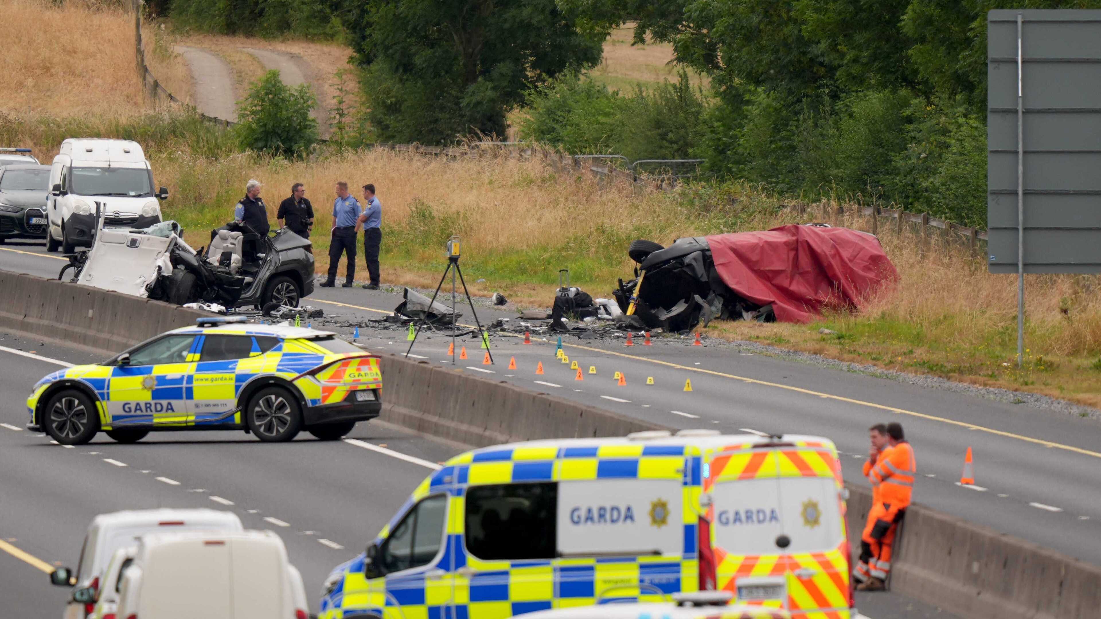 Five teenagers killed in wrong-way crash on motorway