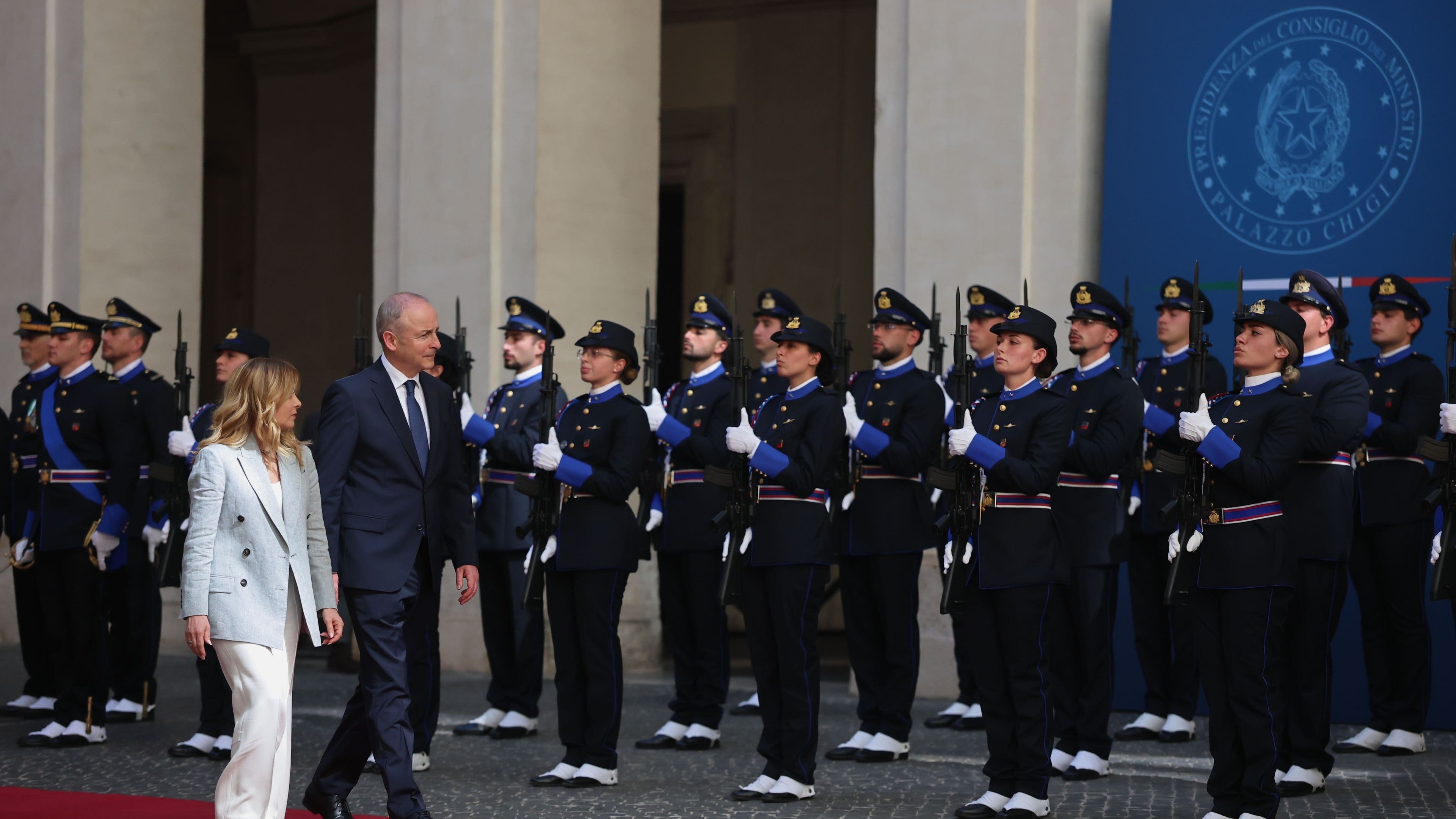 Meloni and Martin discuss reducing energy costs across EU during Rome meeting