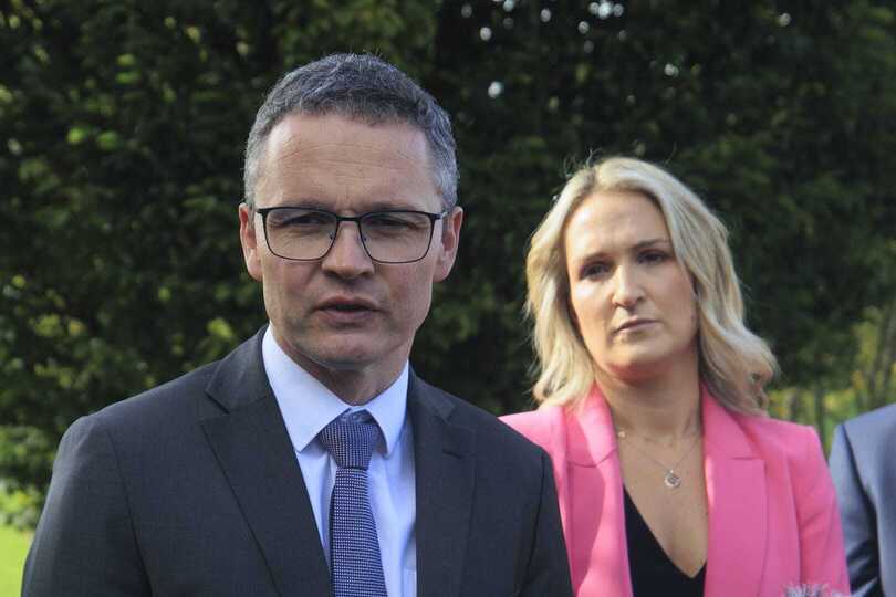 Helen McEntee, right, said she is not the senior figure who called Patrick O’Donovan before he was took ill (Liam McBurney/PA)