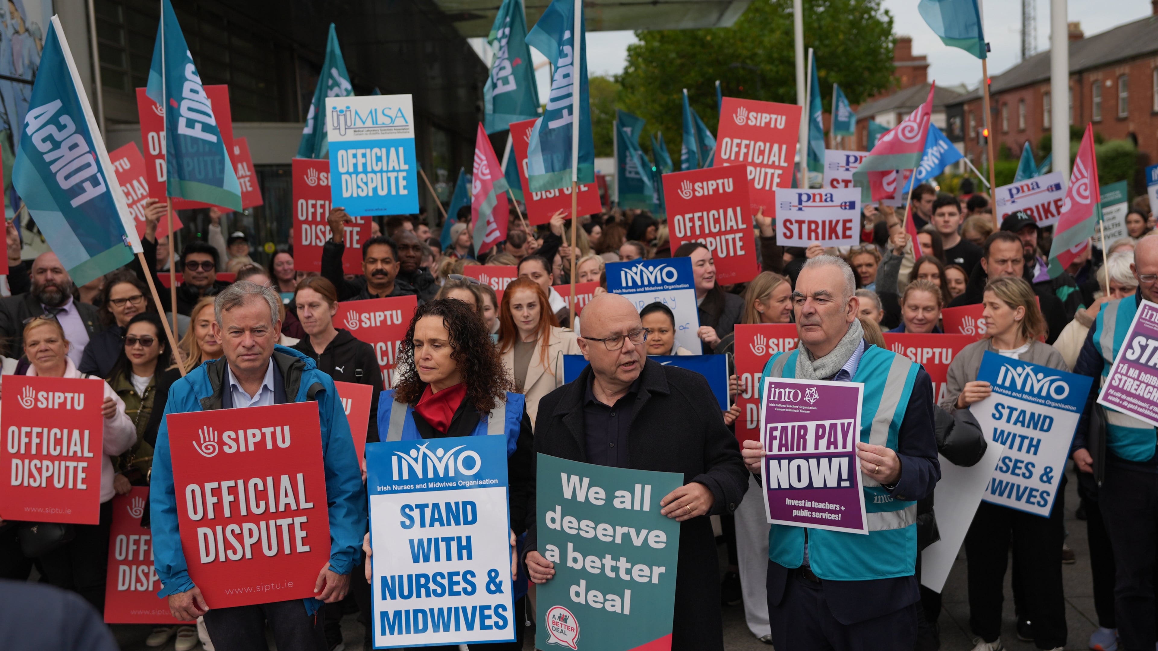 Taoiseach says ‘clear platform’ exits for talks to avoid further strike action