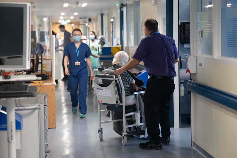 INMO figures show 12,274 patients were treated in inappropriate locations in Irish hospitals last month (PA)